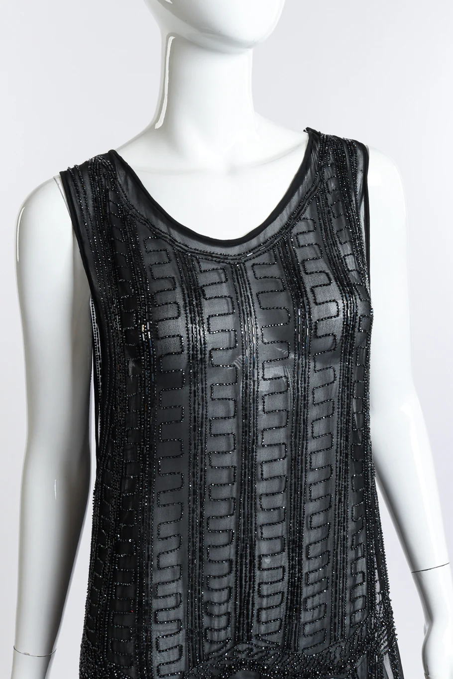 1920's Beaded Flapper Dress - Image 4