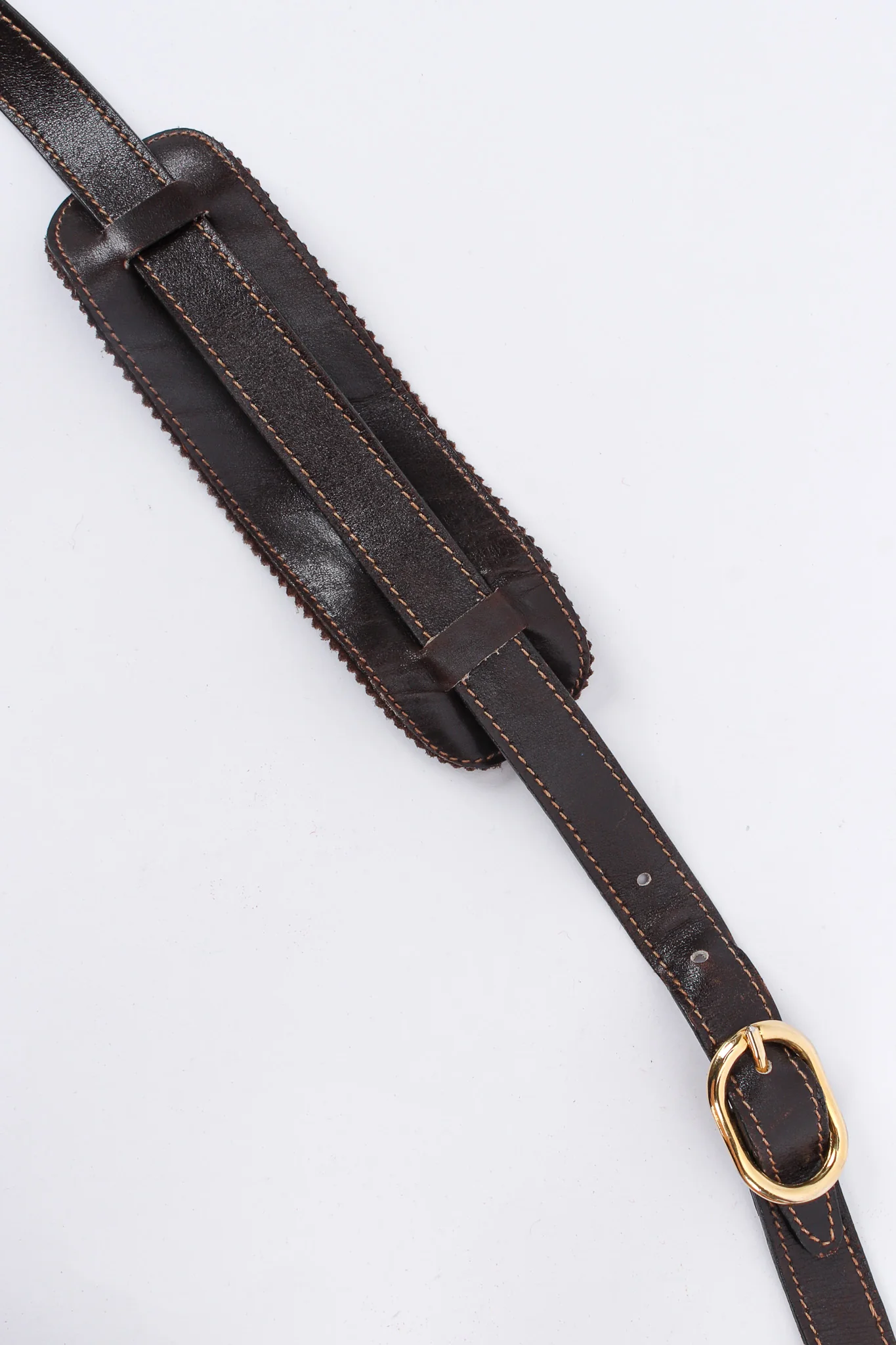 1970s Suede Leather Shoulder Satchel - Image 11