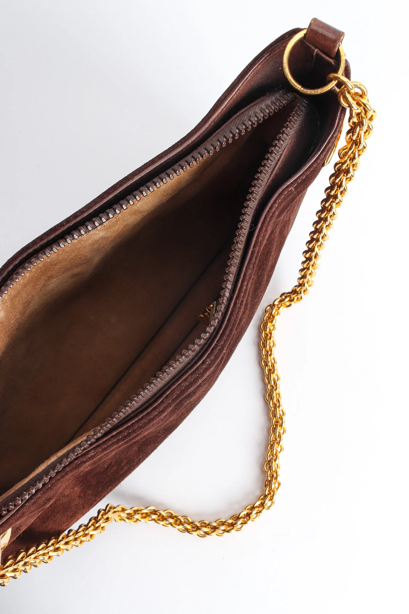 1970s Suede Shoulder Bag - Image 10