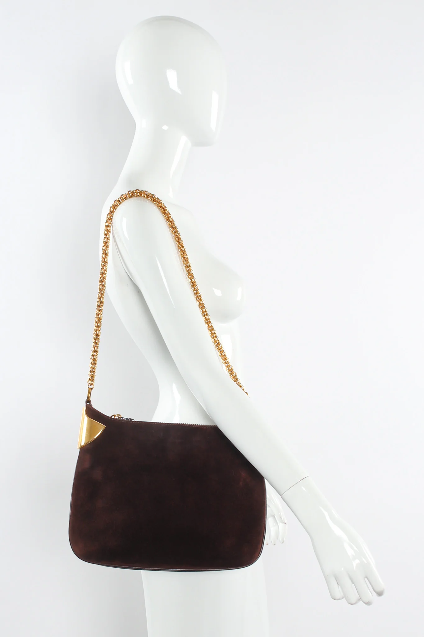 1970s Suede Shoulder Bag - Image 2