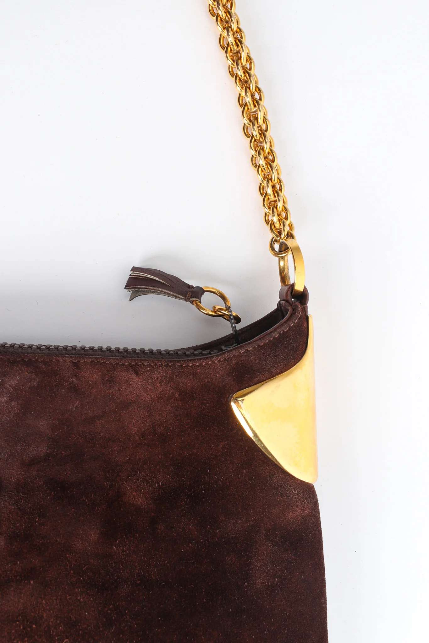 1970s Suede Shoulder Bag - Image 3