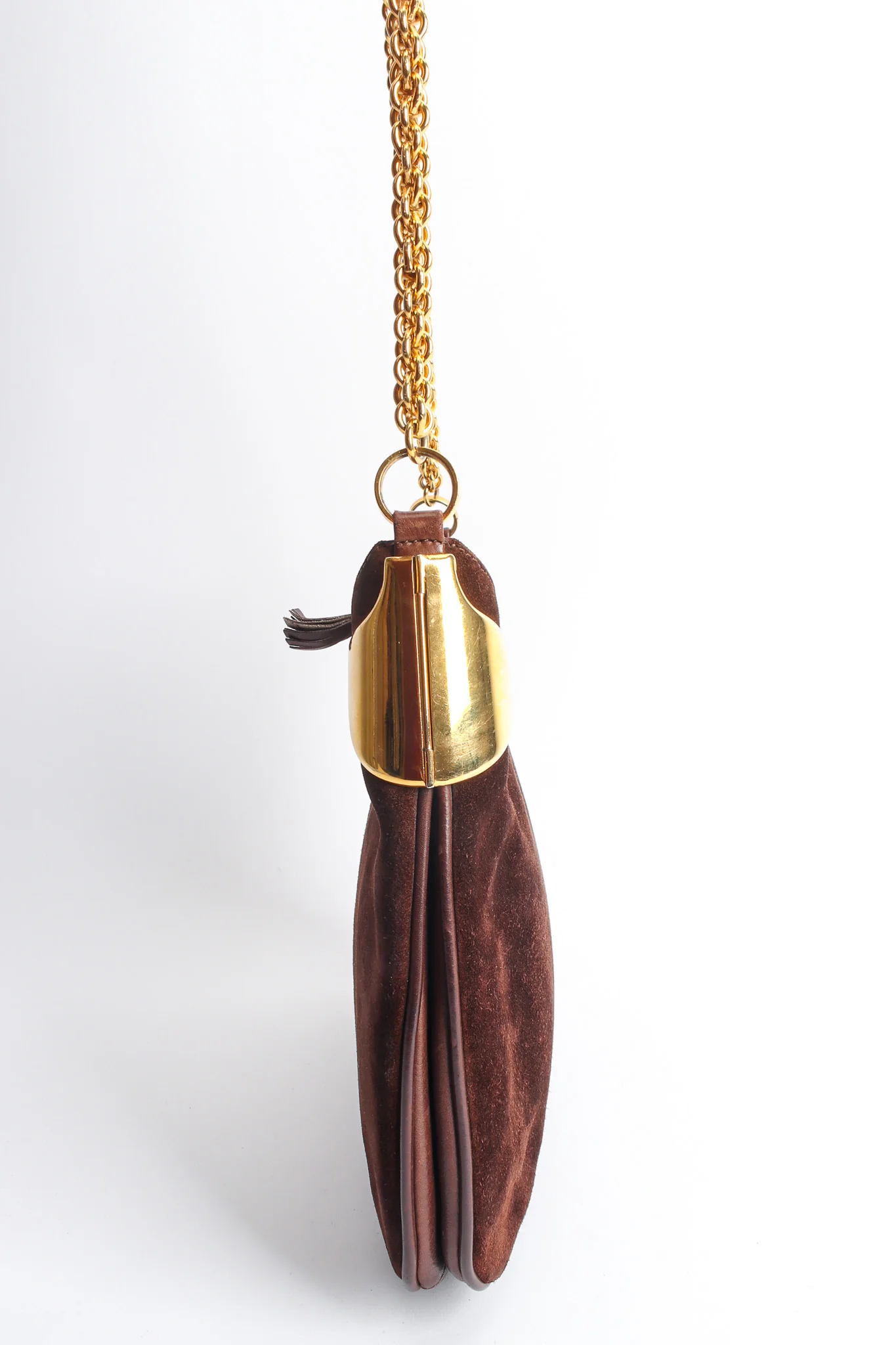 1970s Suede Shoulder Bag - Image 5