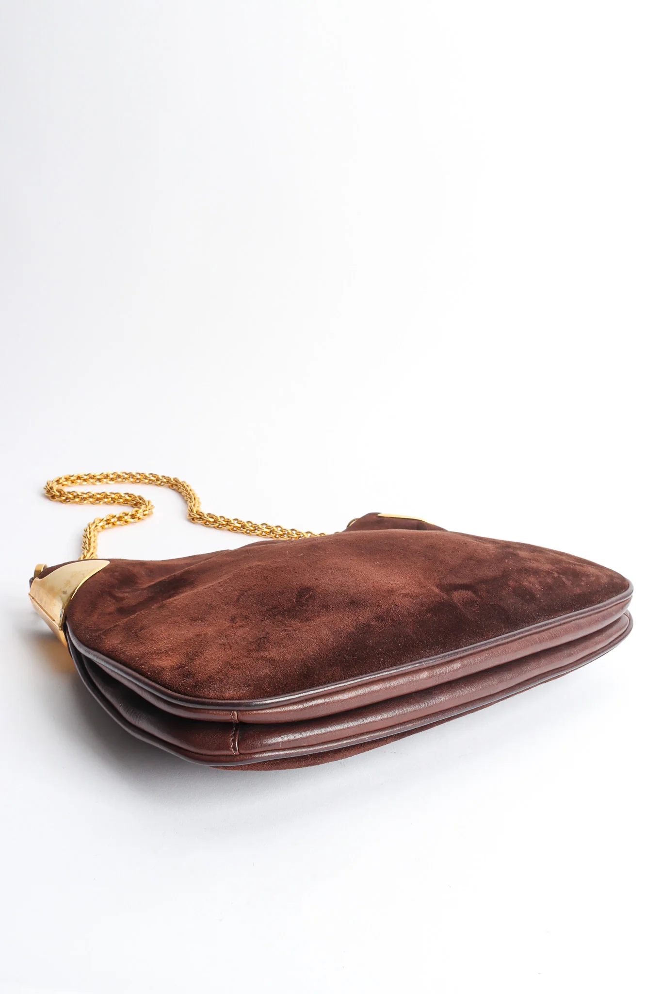 1970s Suede Shoulder Bag - Image 6