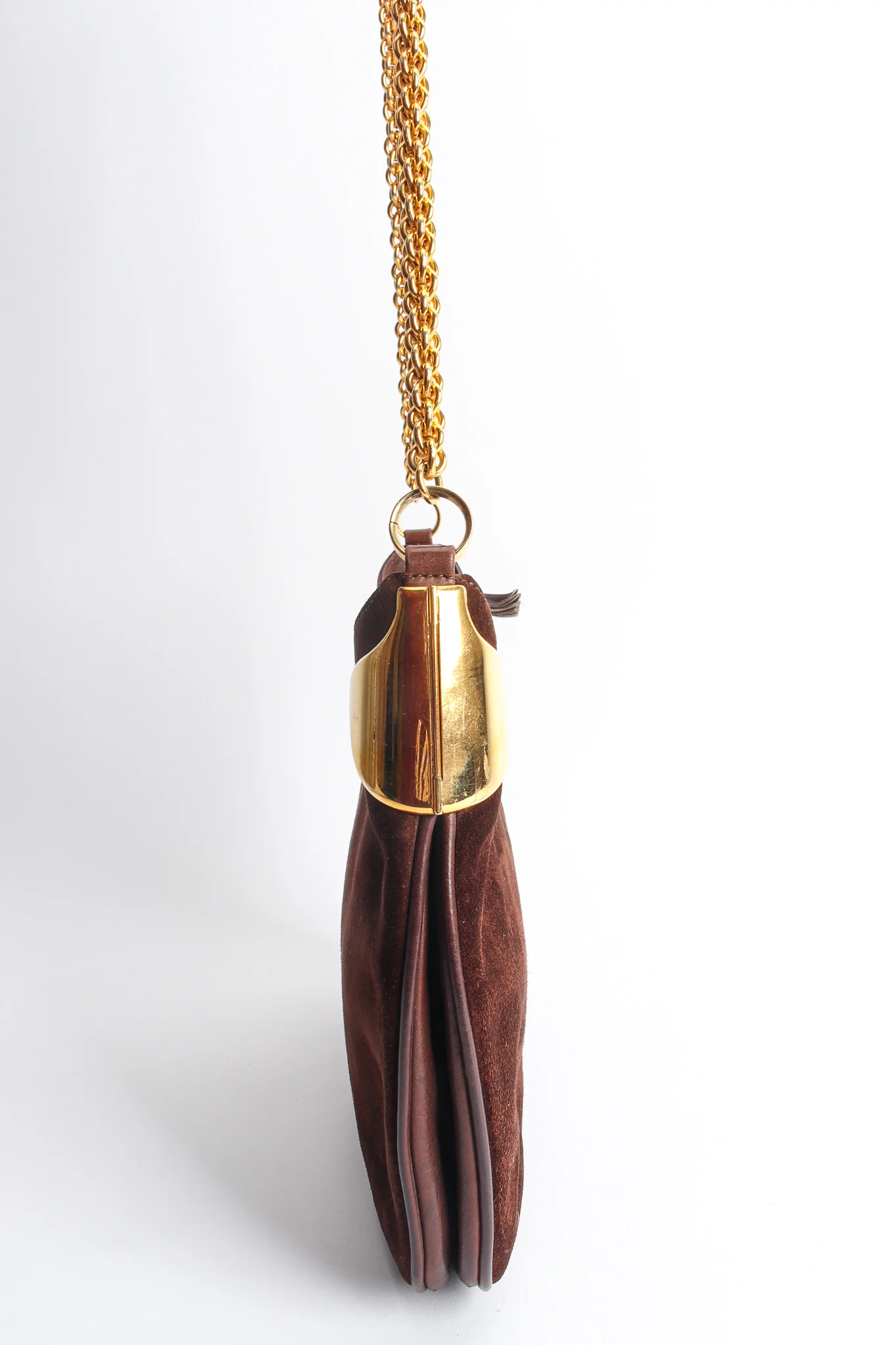 1970s Suede Shoulder Bag - Image 7