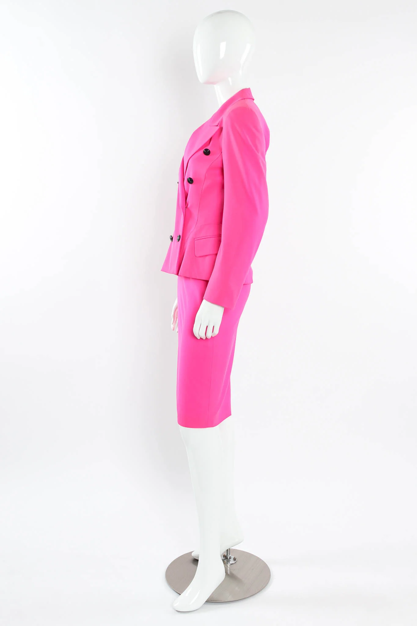 Wool Blazer & Skirt Set - Image 4