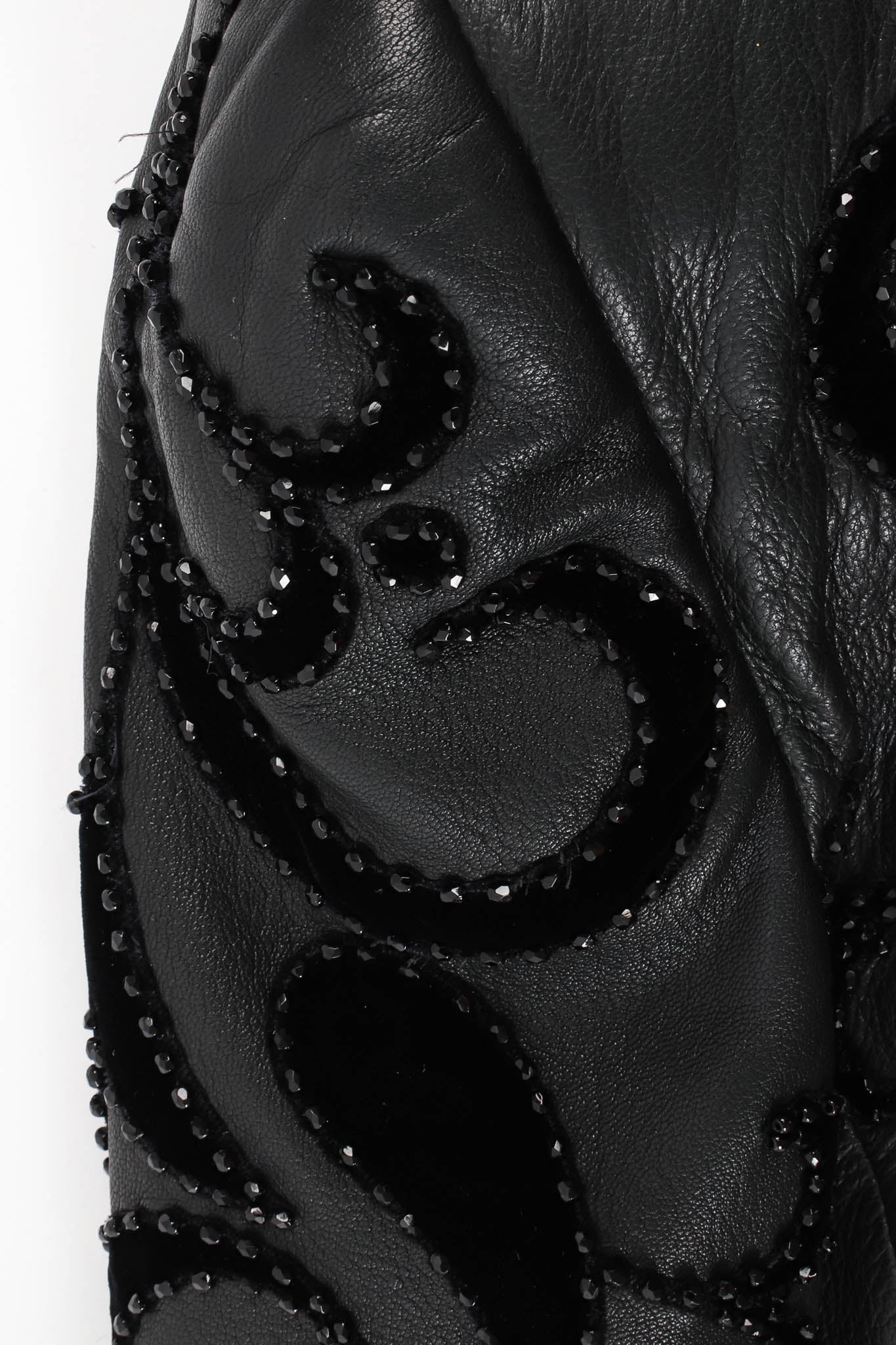 Leather Fleur Beaded Top & Skirt Set - Image 14