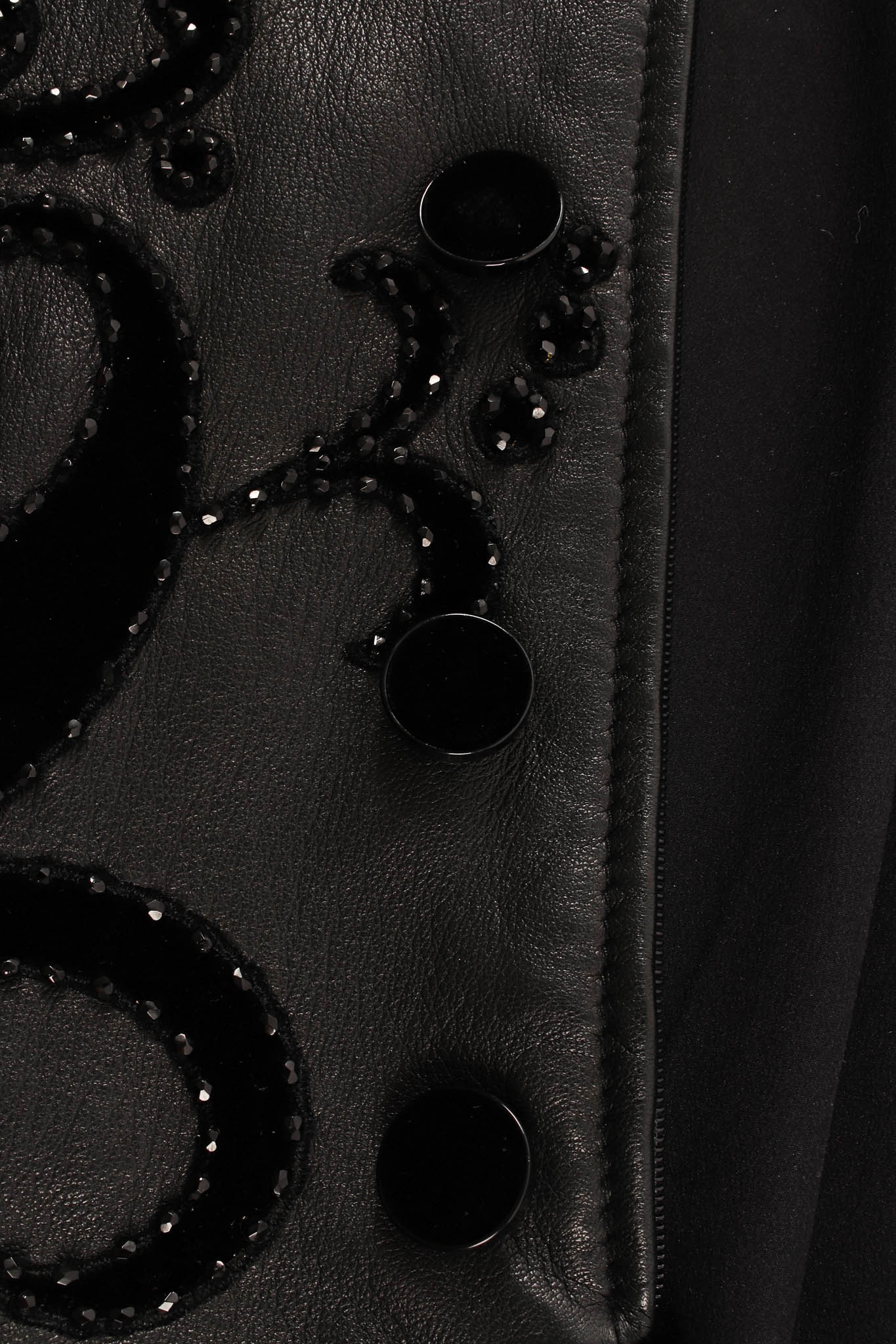 Leather Fleur Beaded Top & Skirt Set - Image 15