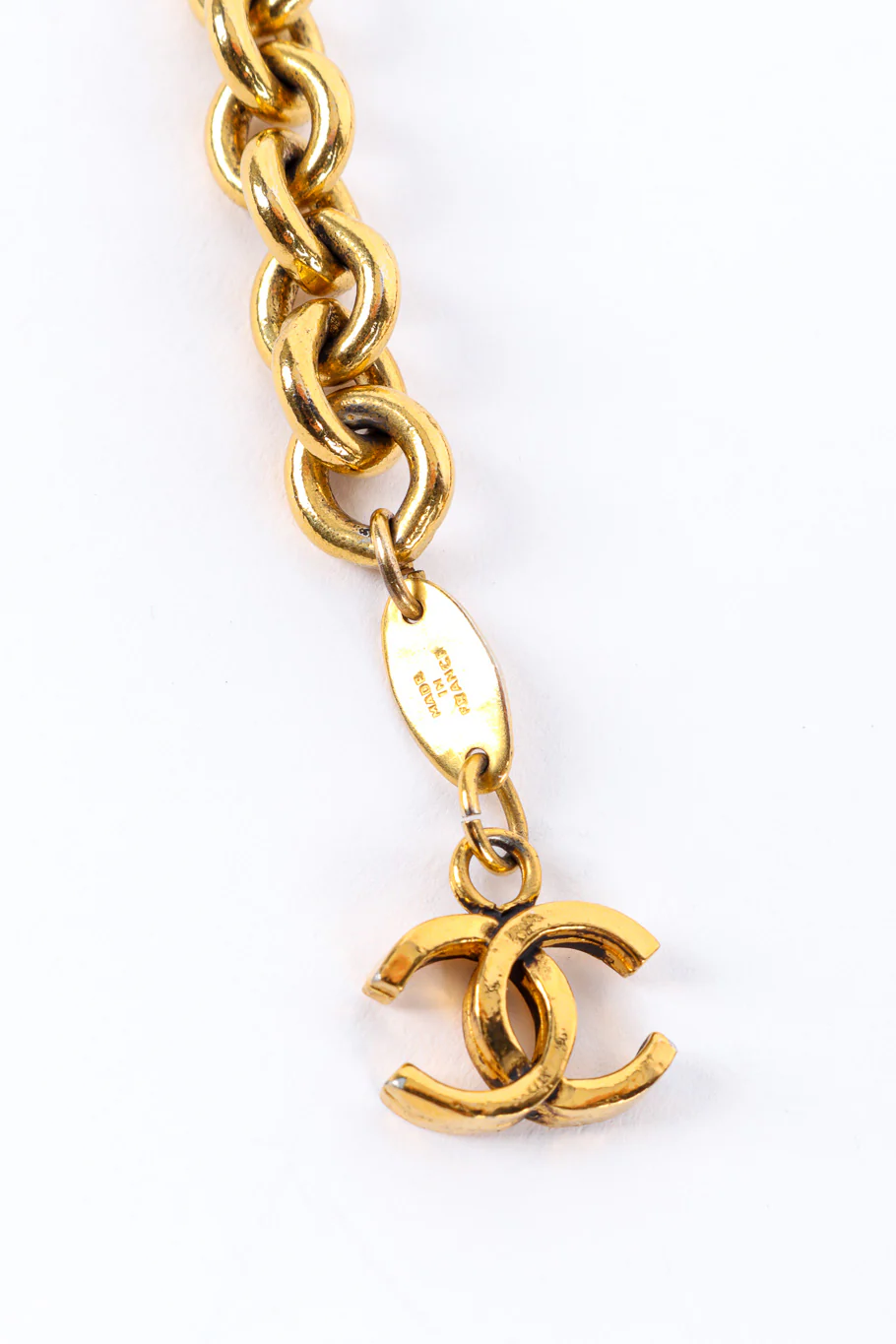 1985 Gripoix Medallion Chain Belt - Image 8