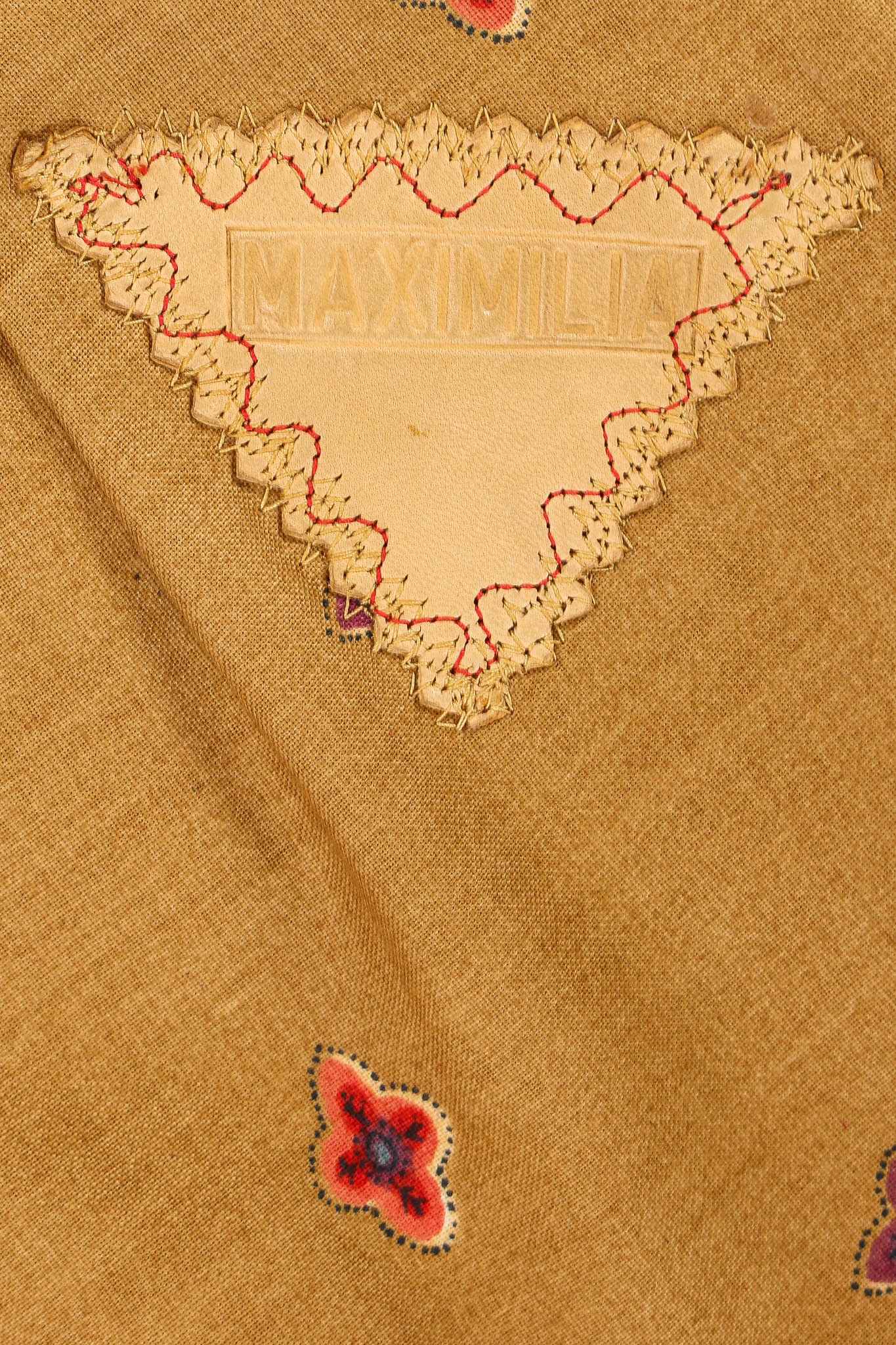 1987 Exotica Leather Patchwork Top - Image 11