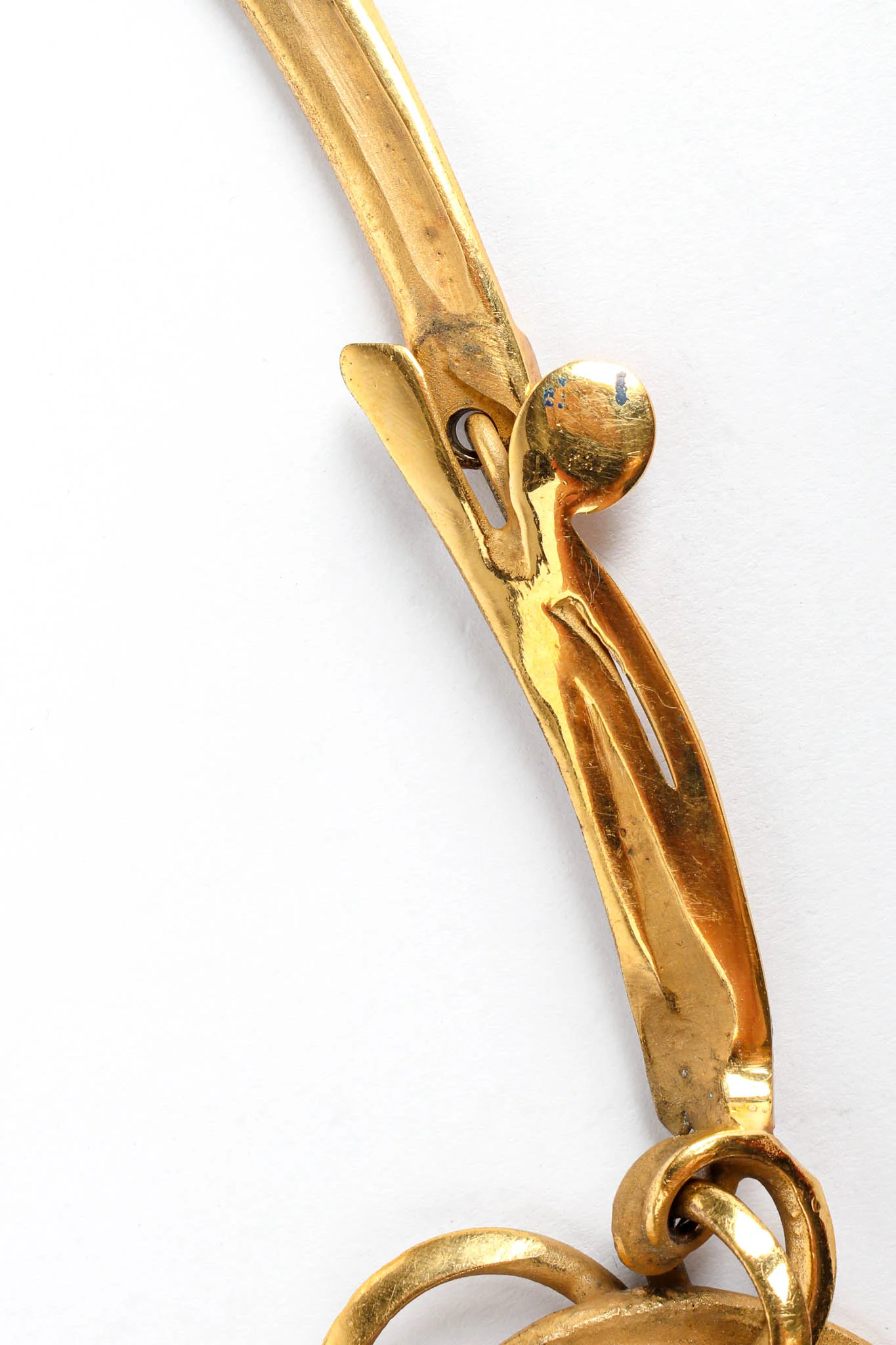 1988 Abstract Flame Choker Necklace - Image 13