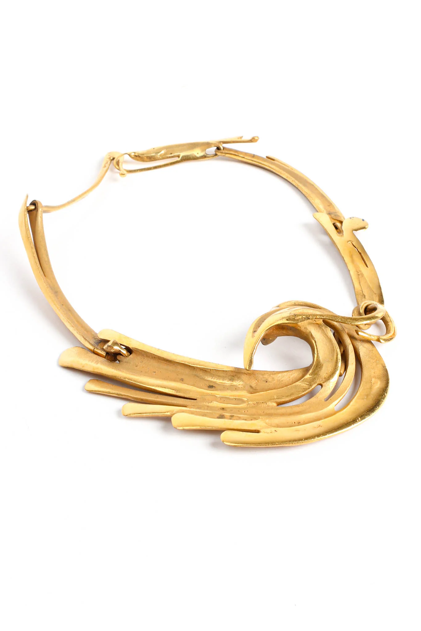 1988 Abstract Flame Choker Necklace - Image 5