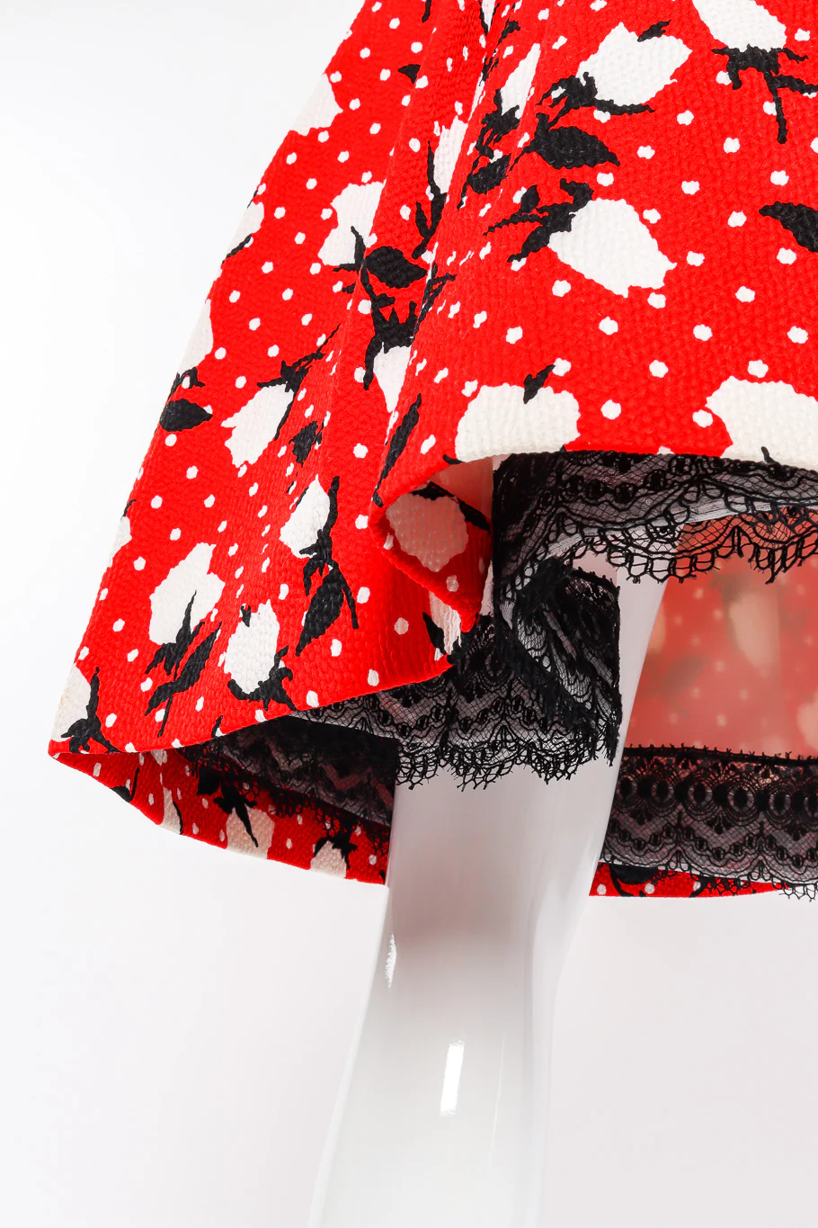 1988 S/S Floral Dot Full Skirt - Image 4