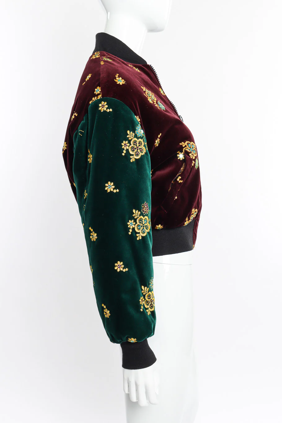 1989 F/W Sequined Velvet Bomber - Image 4