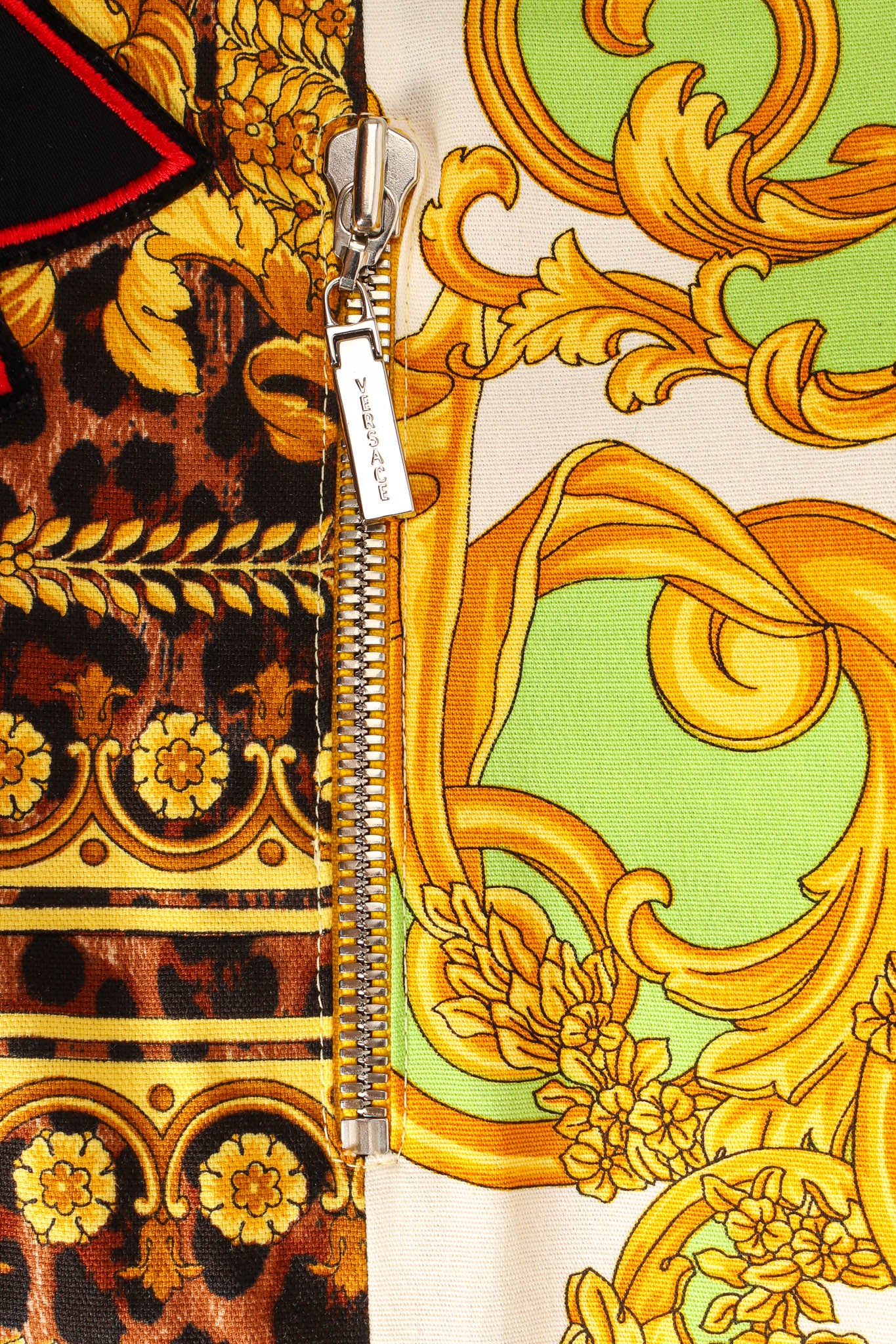 1990s Baroque Patchwork Print Pant - Image 5