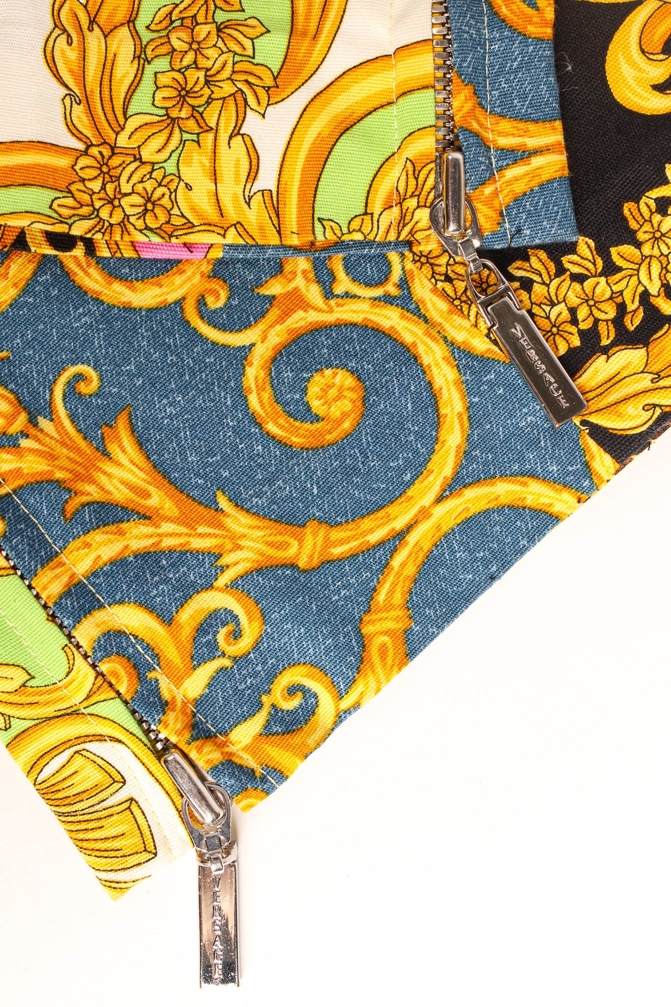 1990s Baroque Patchwork Print Pant - Image 7