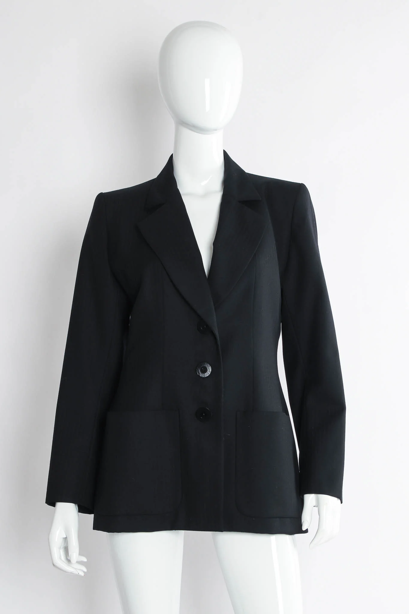 1990s Wool Striped Blazer & Pant Set - Image 8