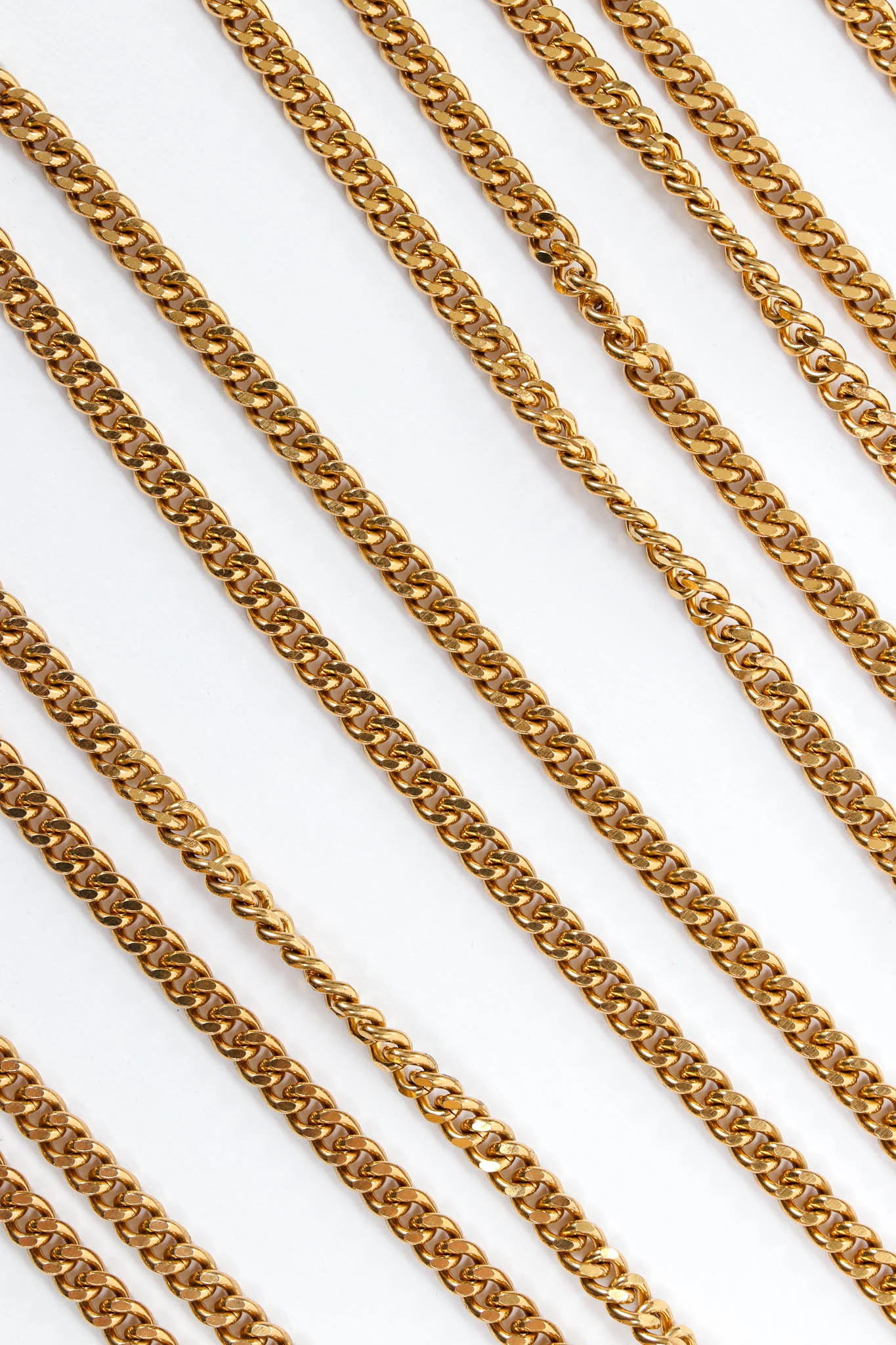 1991 A/W Leather Multi Chain Drape Belt - Image 9