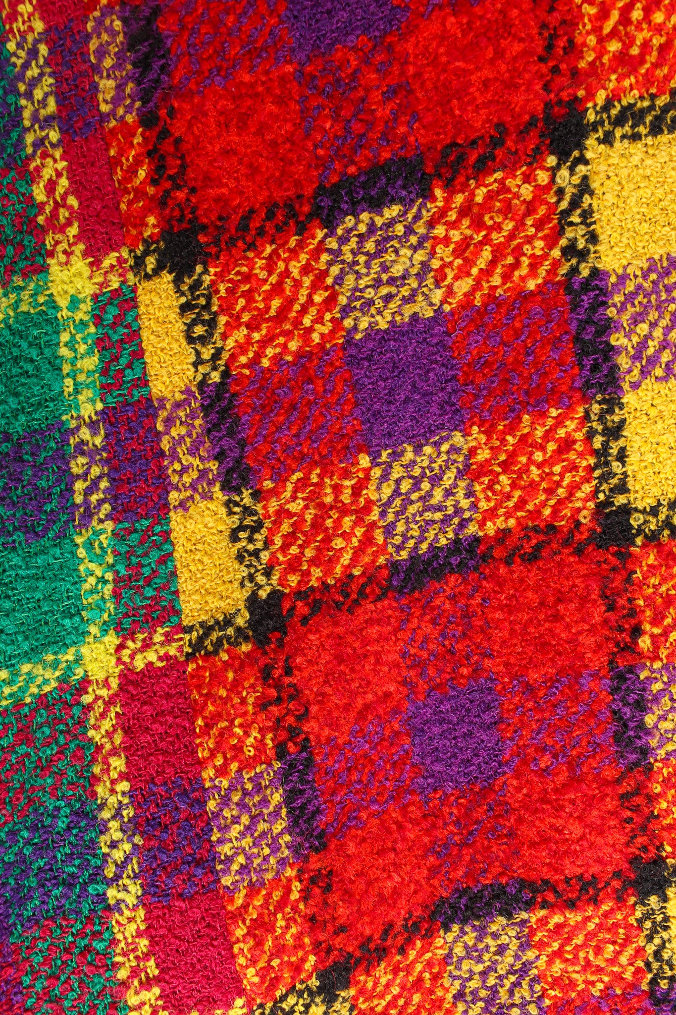 1991 A/W Rainbow Tartan Plaid Jacket - Image 9