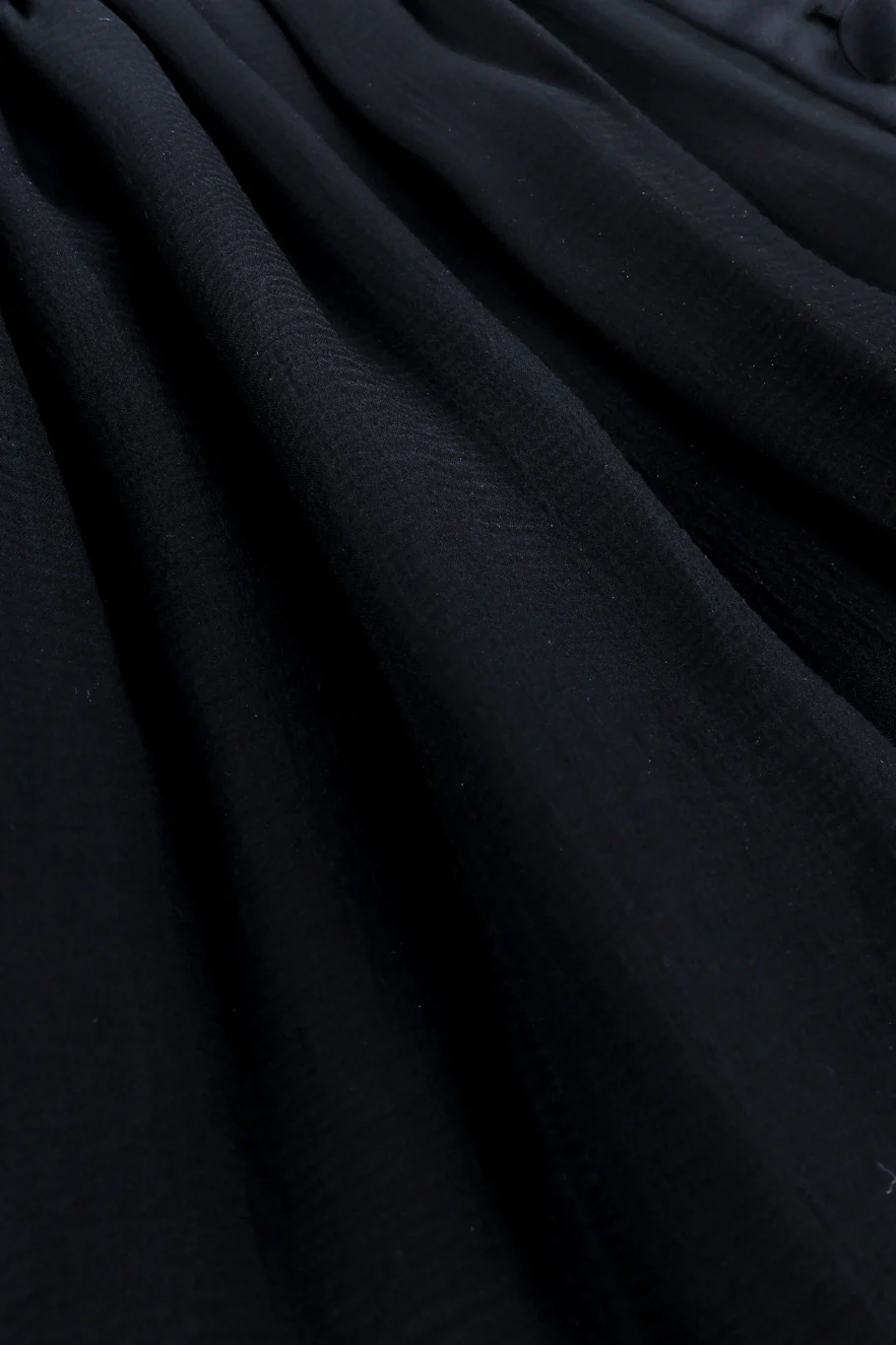 1991 S/S Silk Chiffon Lace Bow Dress - Image 6