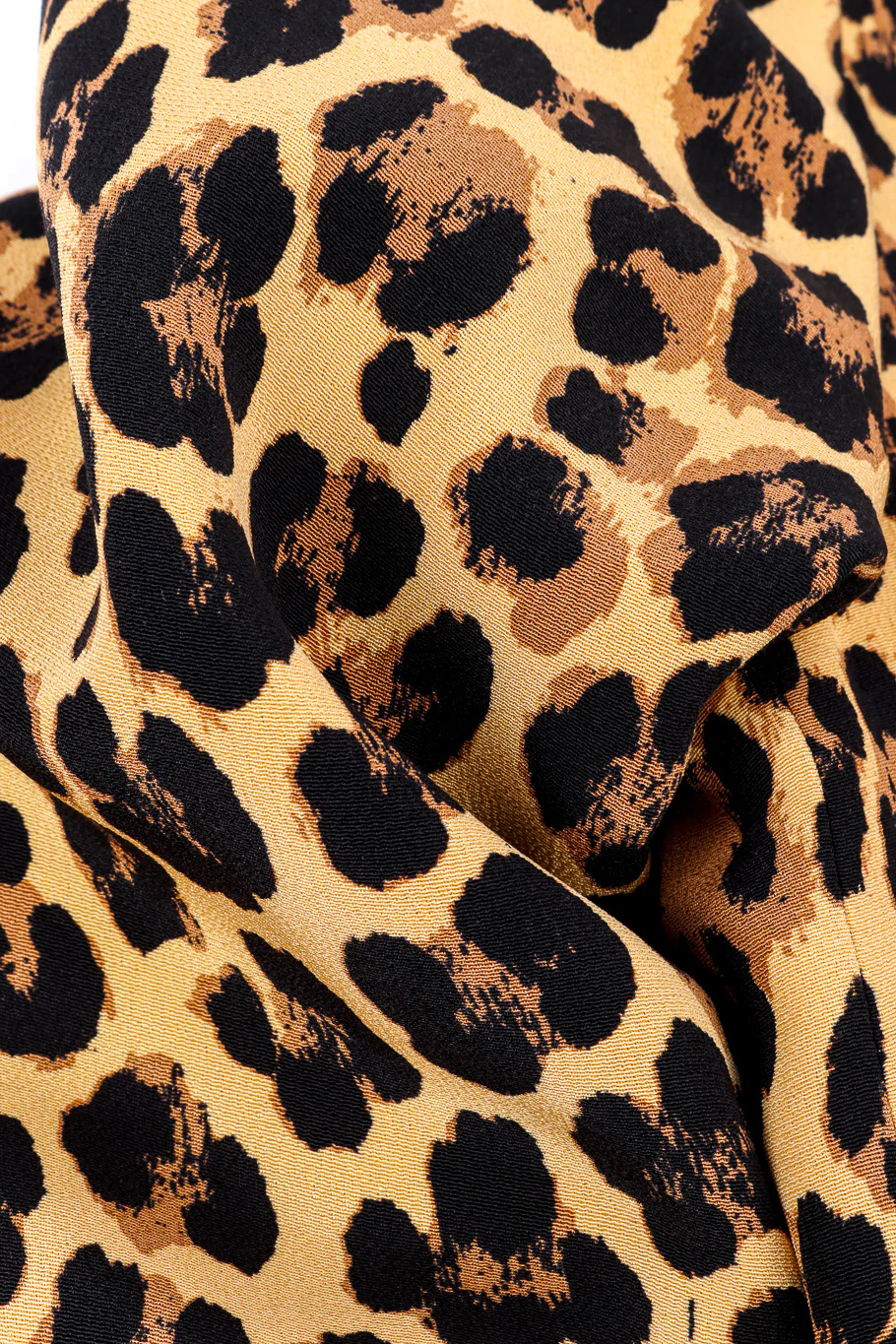 1992 S/S Silk Leopard Print Blazer - Image 8