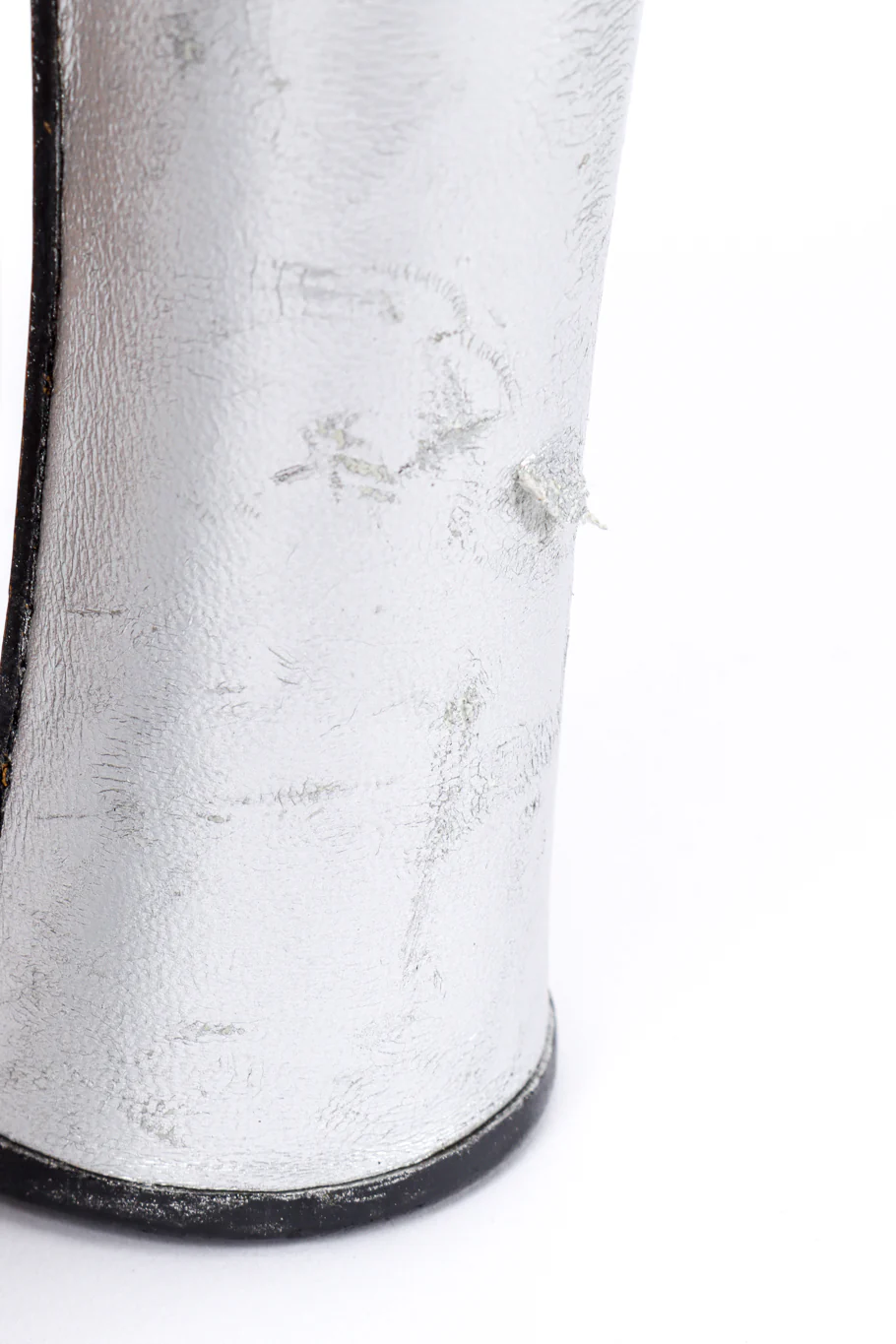 1993 F/W Metallic Silver Elevated Court Shoes - Image 17