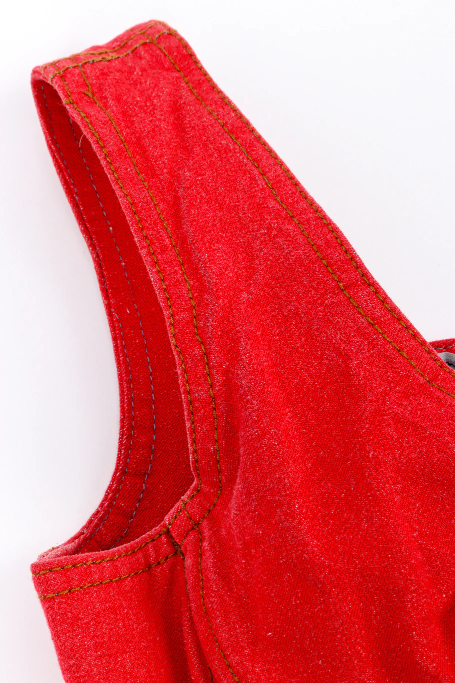 1993 S/S Denim Bustier Corset Top - Image 7