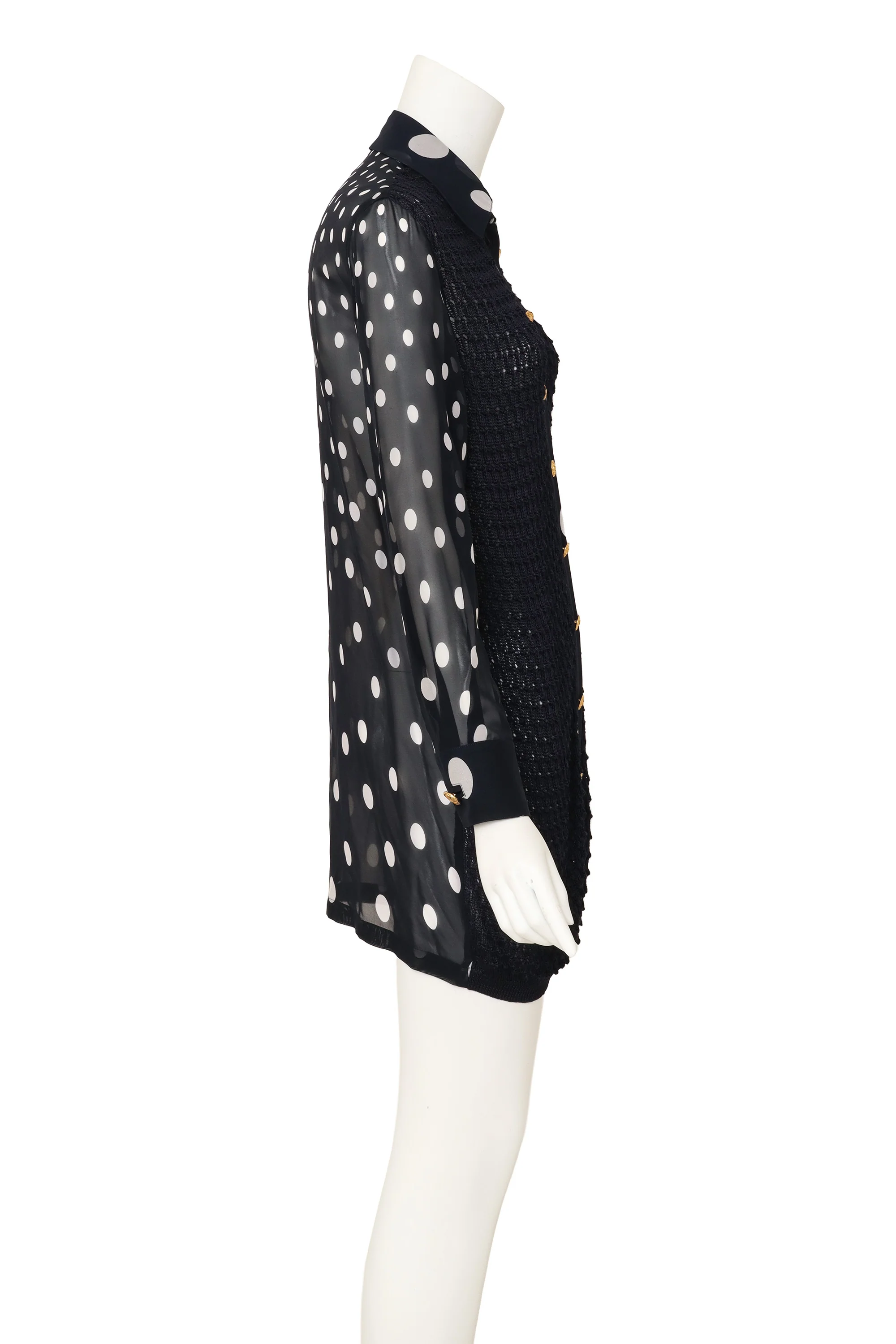 1993 S/S Dot Cardigan Dress - Image 5