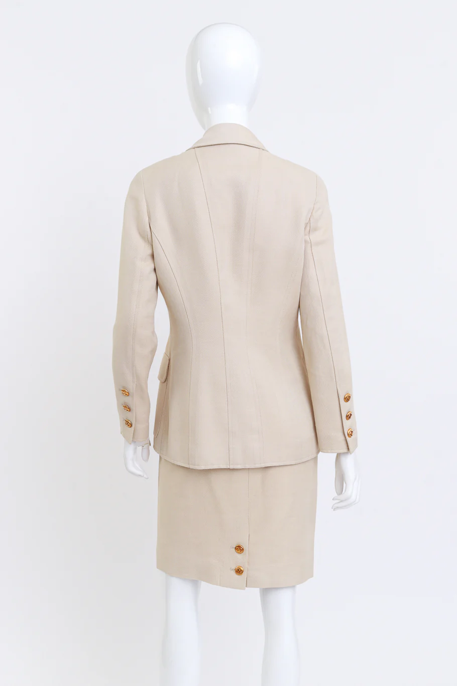1993 S/S Double Breasted Skirt Suit - Image 4