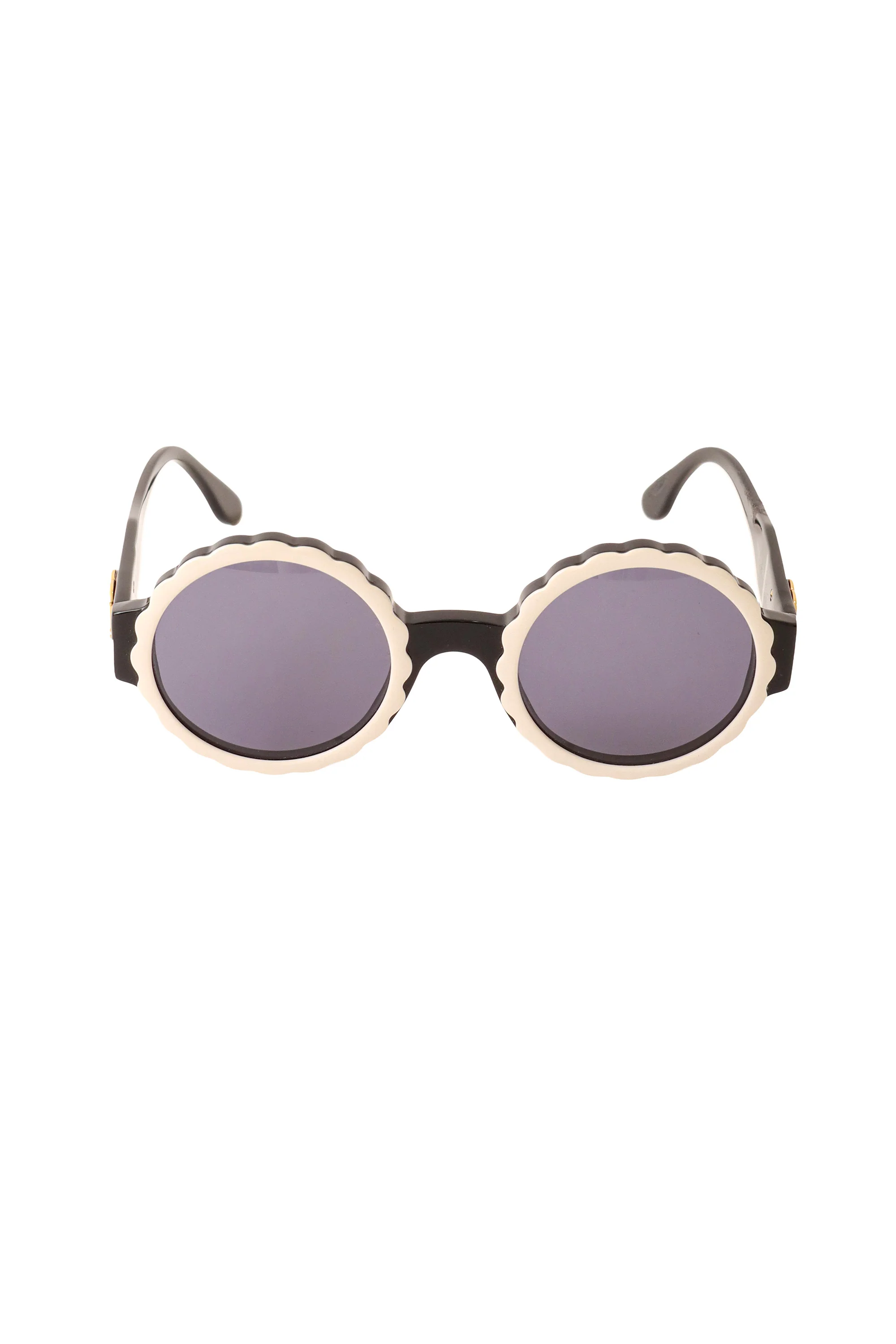 1994 S/S Black Scallop Frame Sunglasses