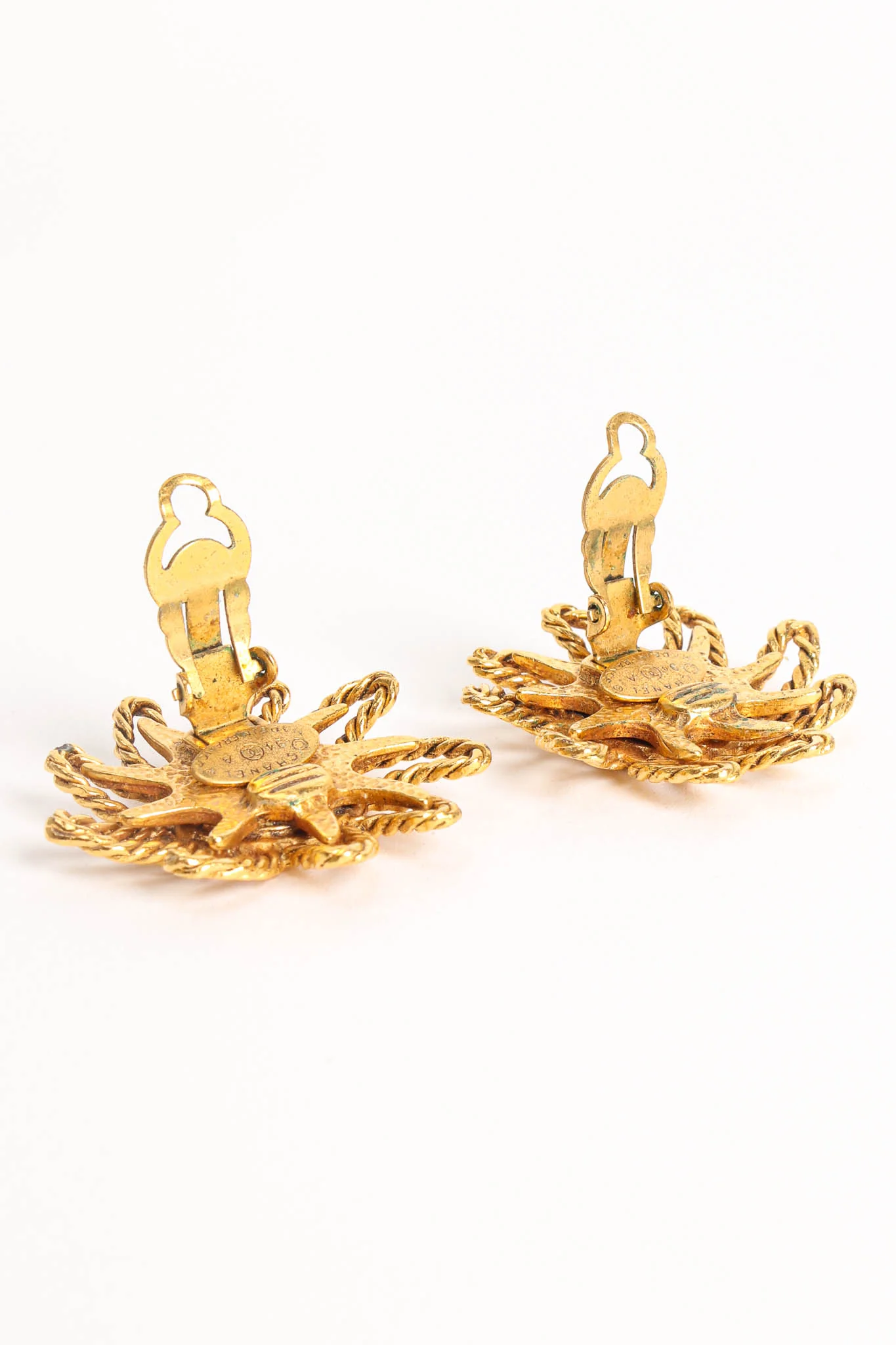 1994A Sun CC Logo Earrings - Image 6