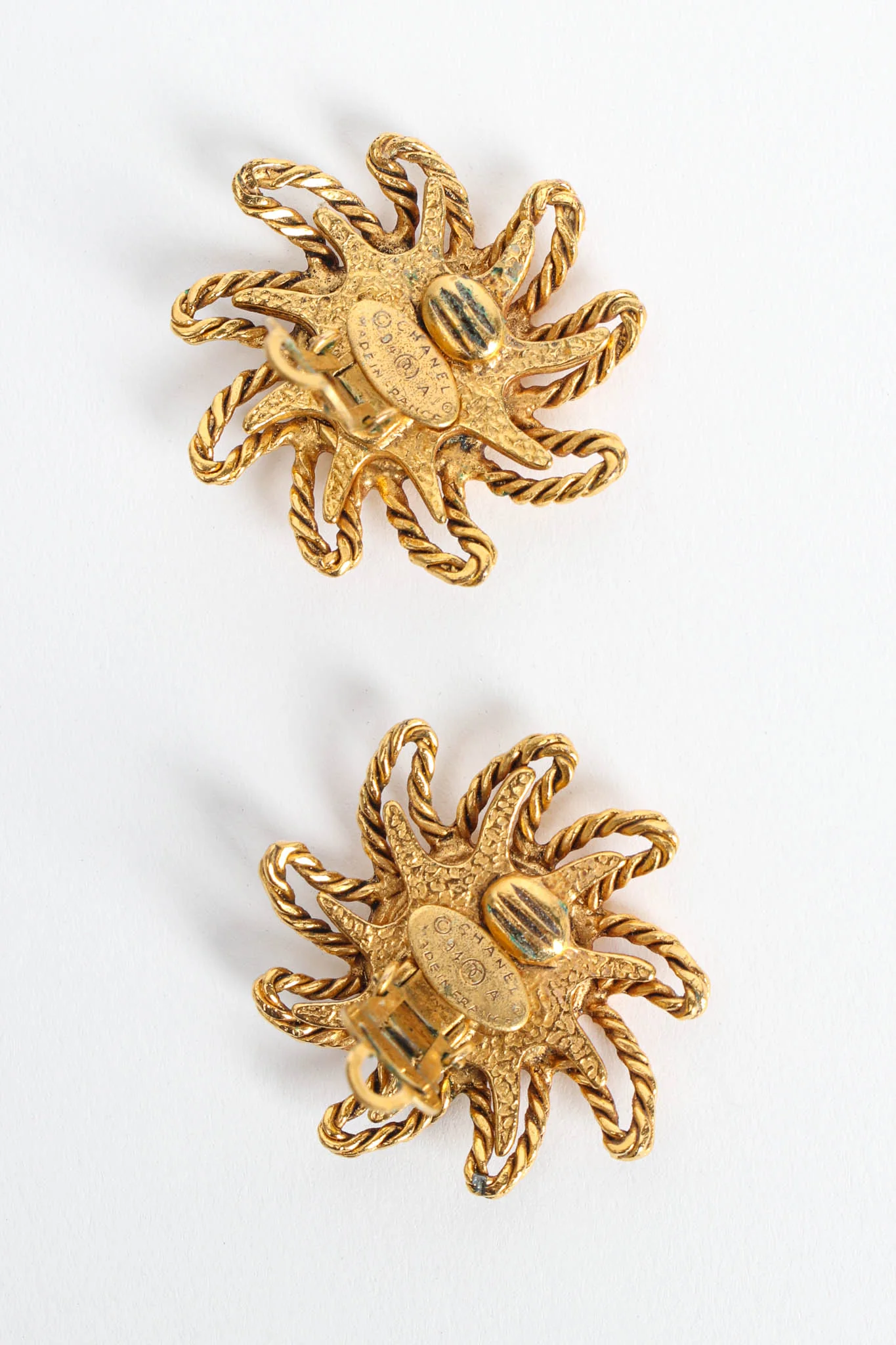 1994A Sun CC Logo Earrings - Image 7