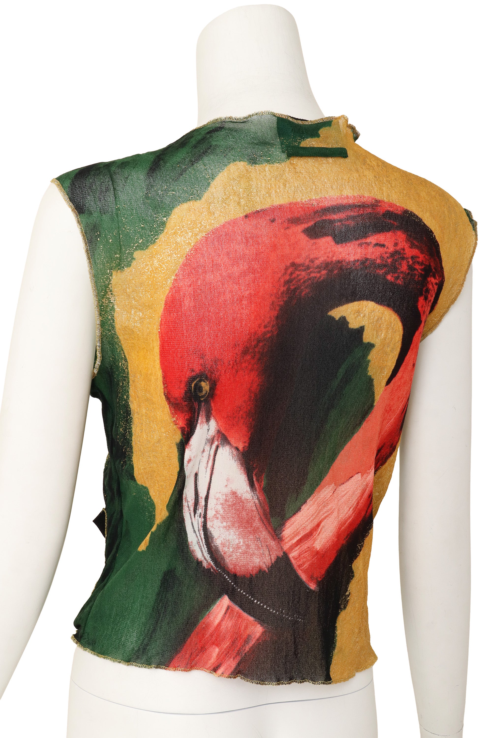 1996 S/S Mesh Flamingo Vest - Image 4