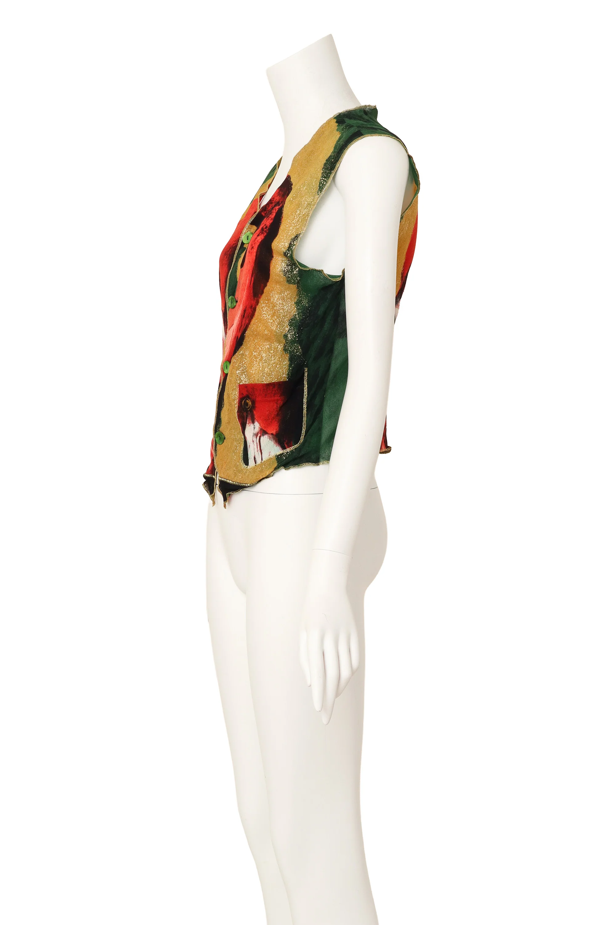 1996 S/S Mesh Flamingo Vest - Image 5