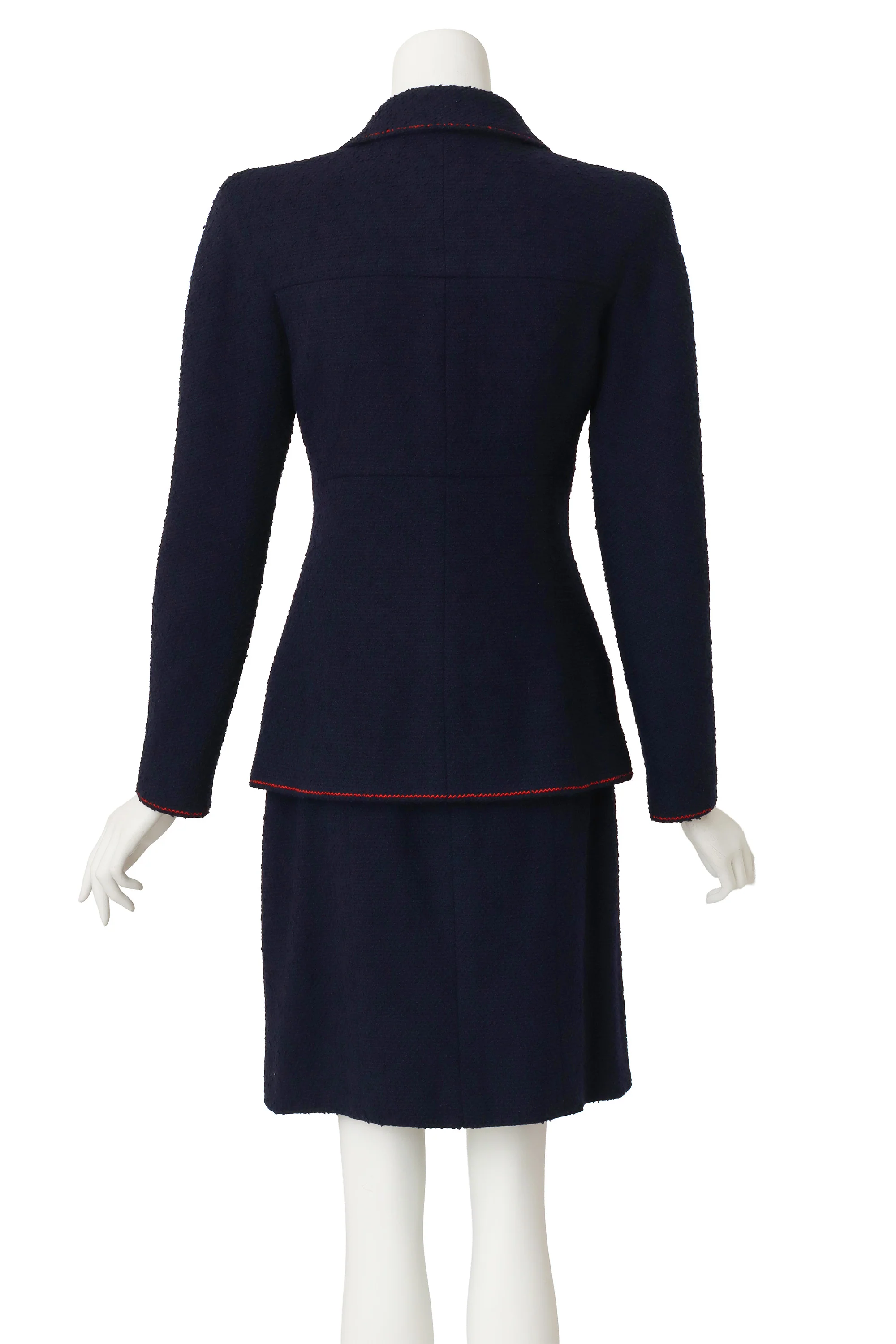 1997 A/W Bouclé Dot Skirt Suit Set - Image 5