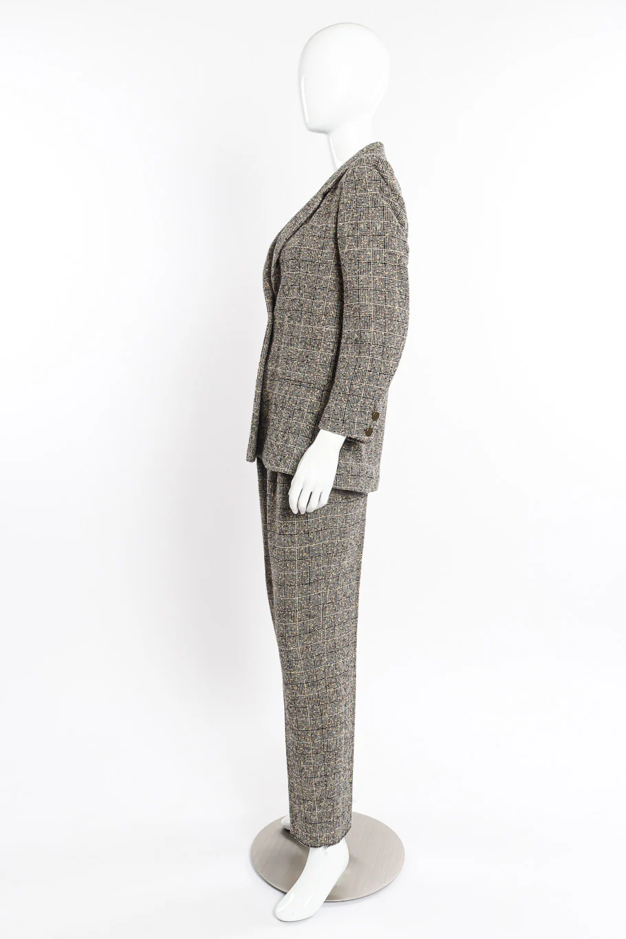 1997 A/W Bouclé Tweed Suit Set - Image 3