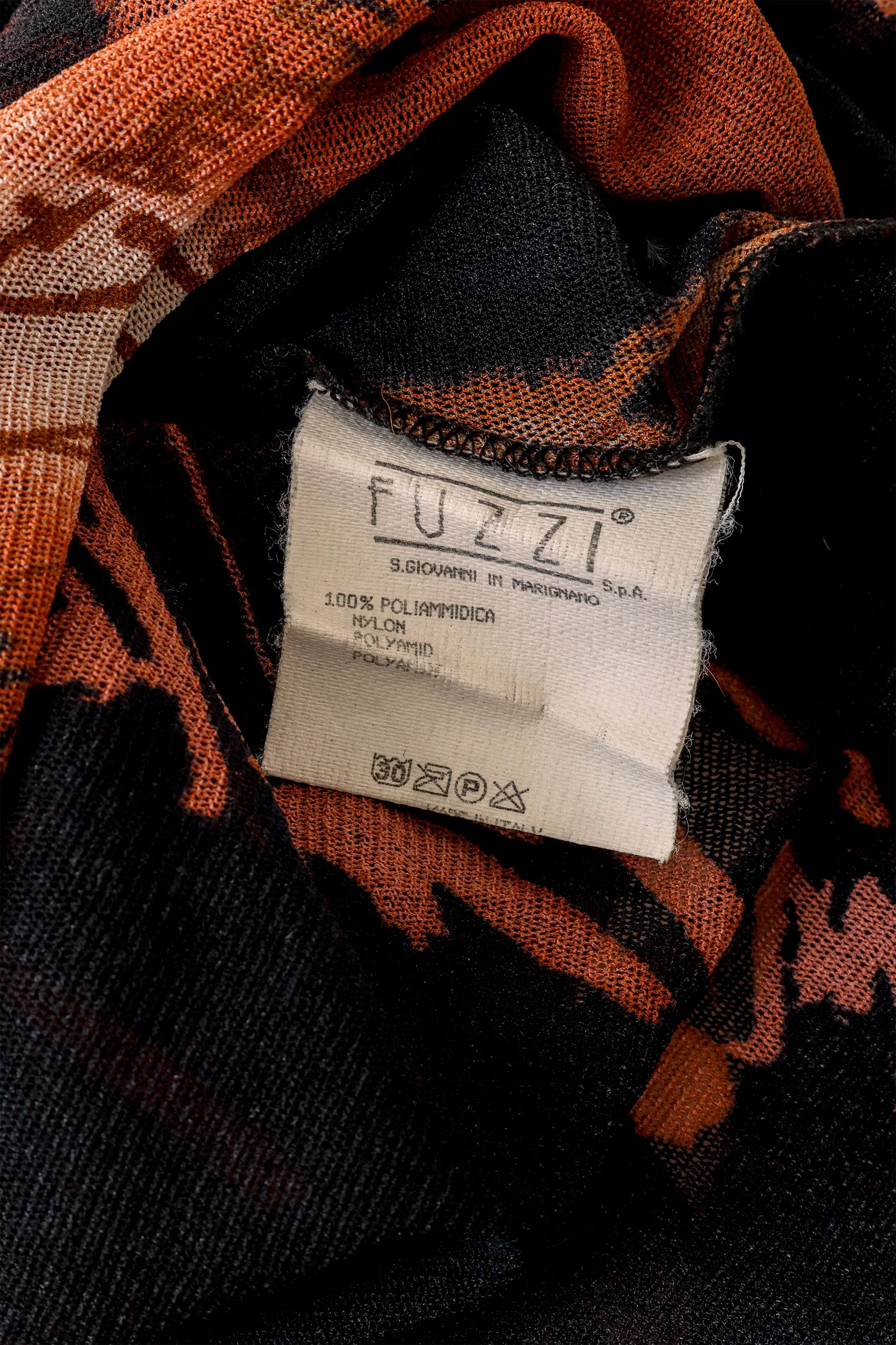 1997 F/W Mesh Script Turtleneck - Image 8