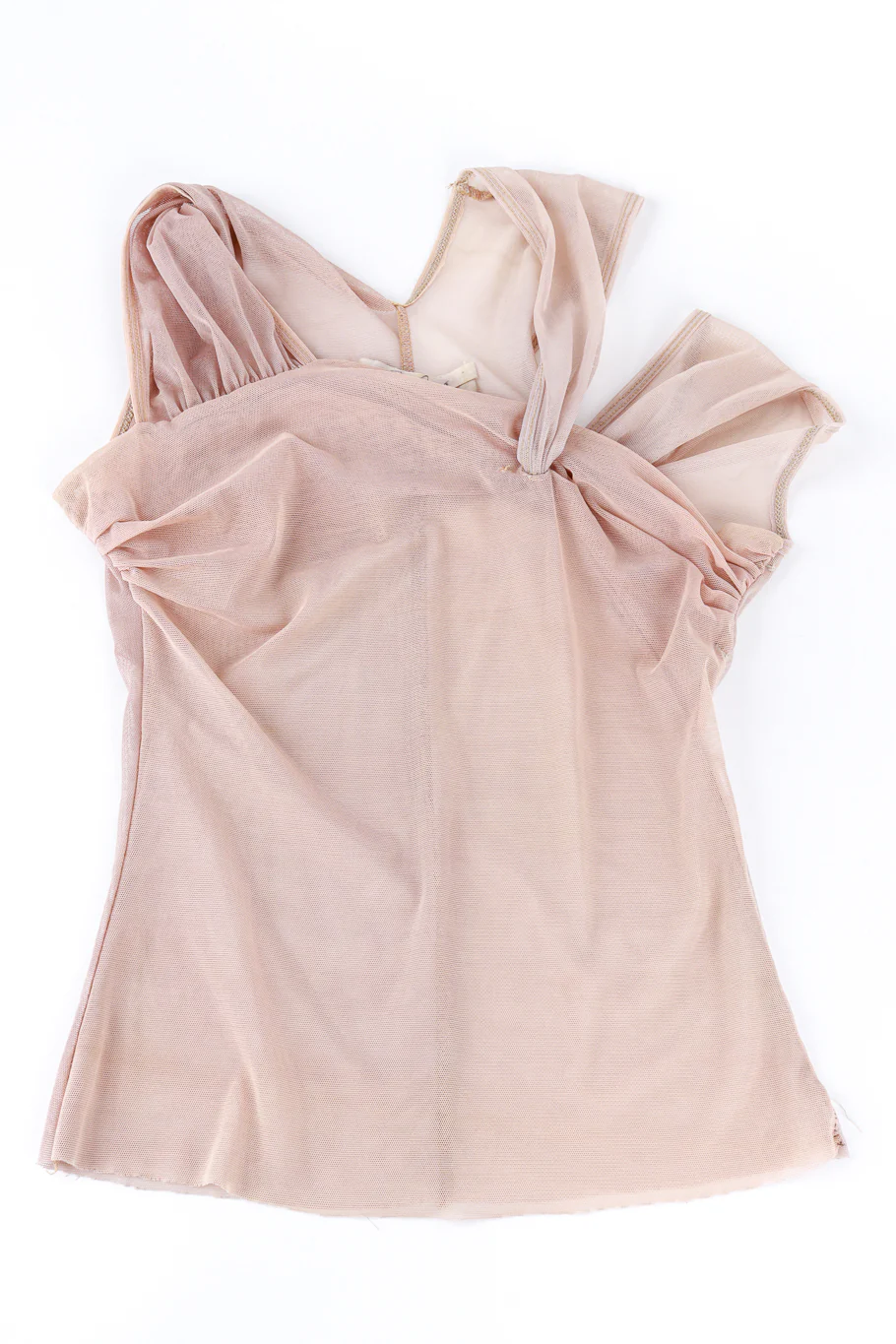 1999 S/S Asymmetric Sleeveless Mesh Top - Image 6