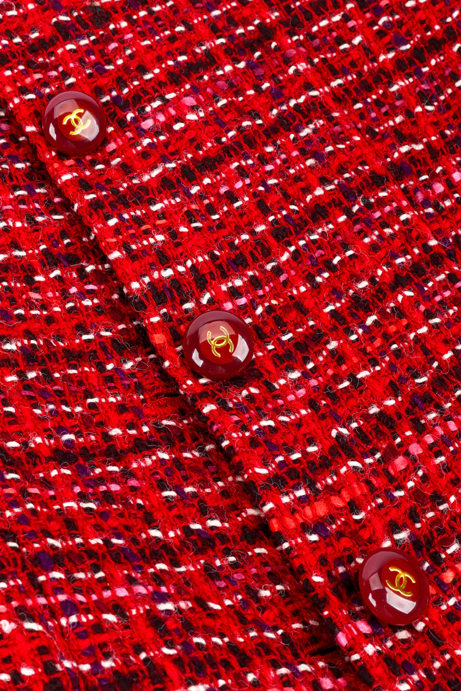 2001 F/W Bouclé Scarf Jacket - Image 5