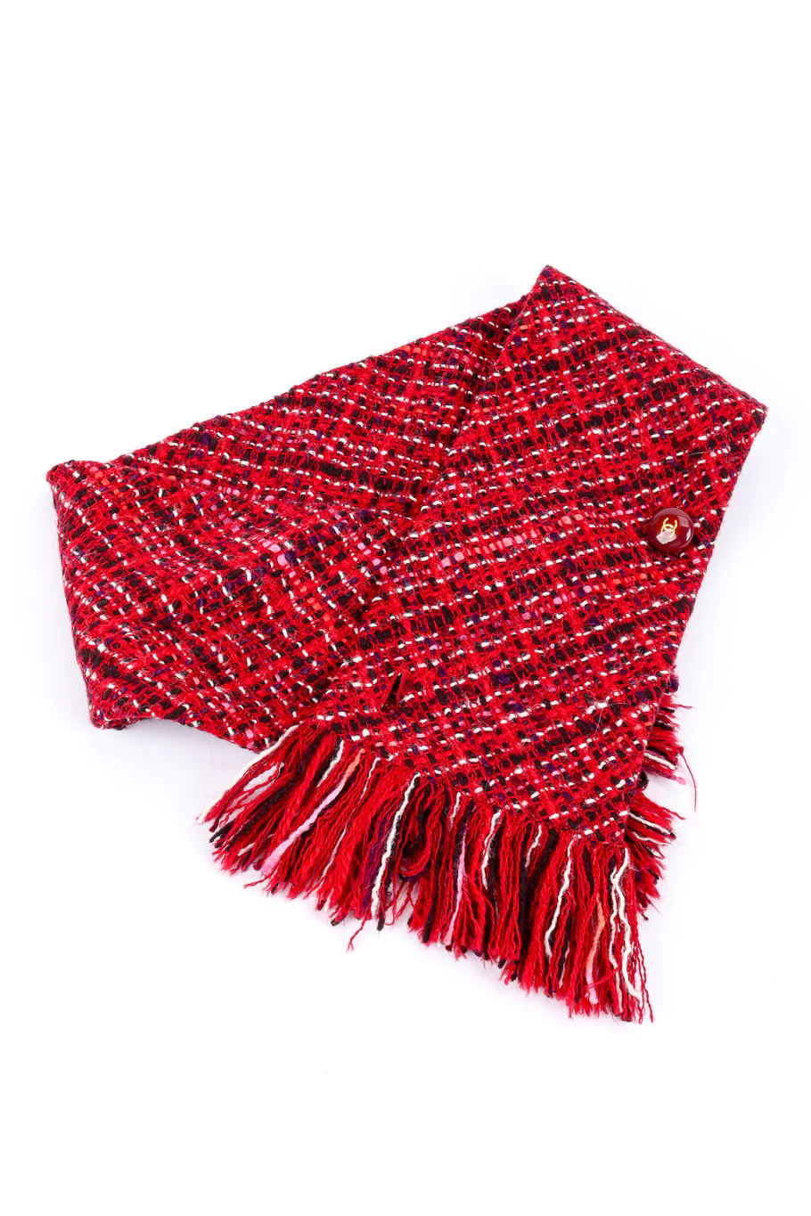 2001 F/W Bouclé Scarf Jacket - Image 6