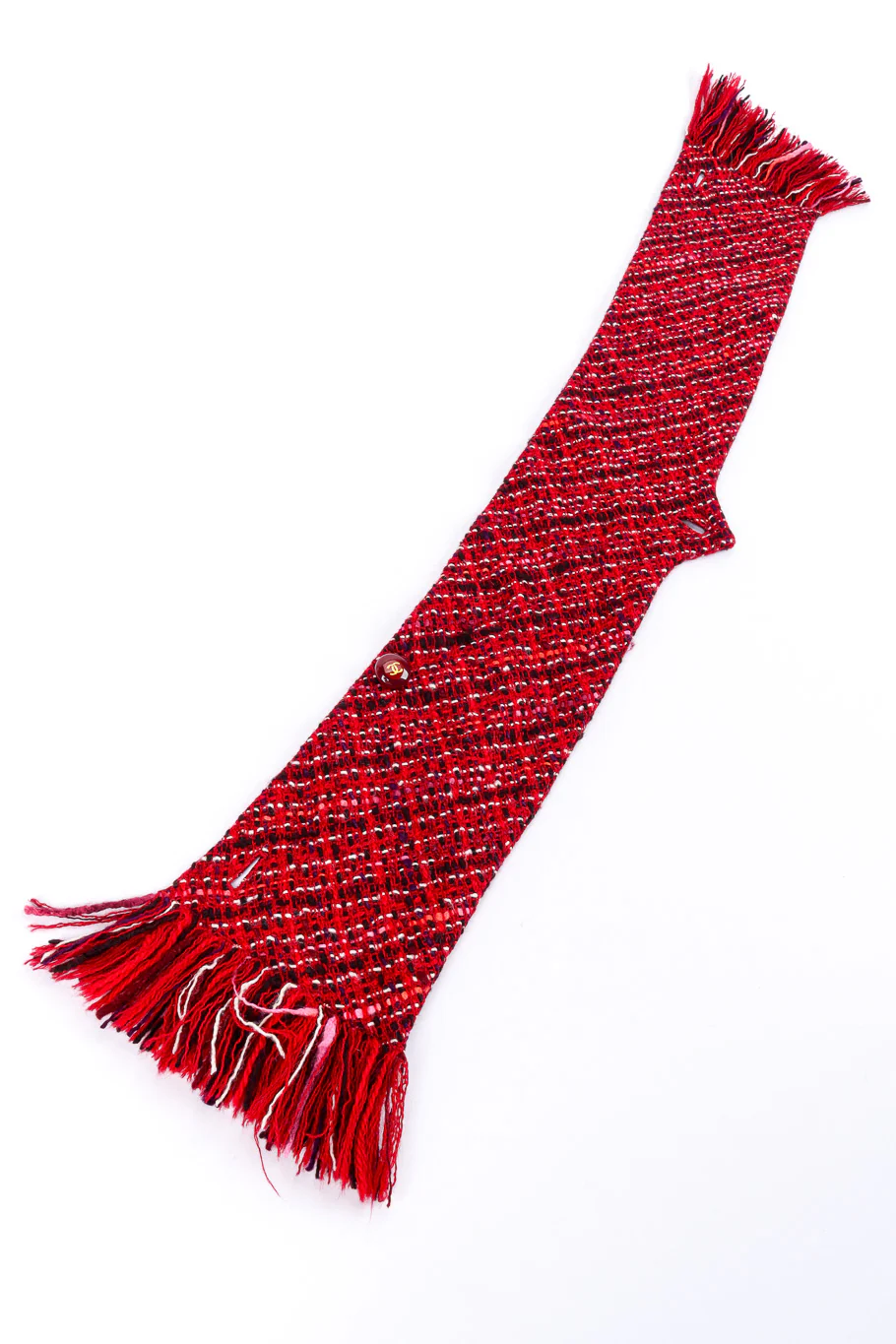 2001 F/W Bouclé Scarf Jacket - Image 7