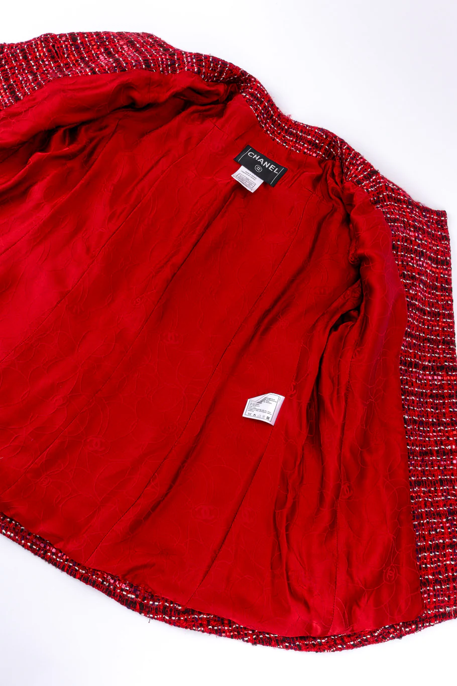 2001 F/W Bouclé Scarf Jacket - Image 8