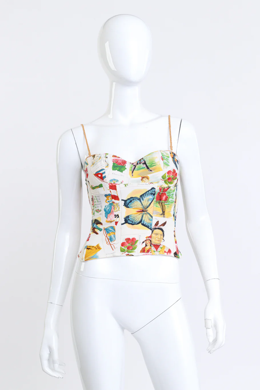 2002 S/S Stamp Print Bustier