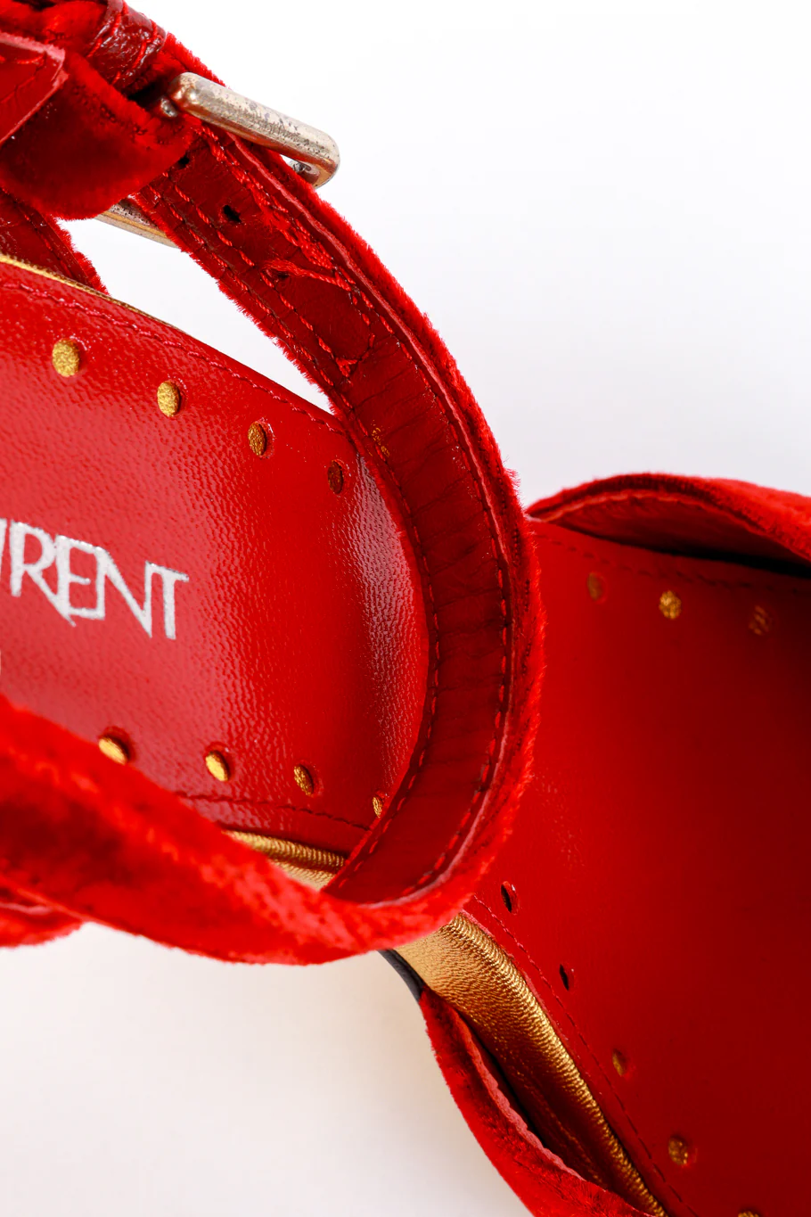 2003 F/W Cherry Velvet Sandals - Image 11