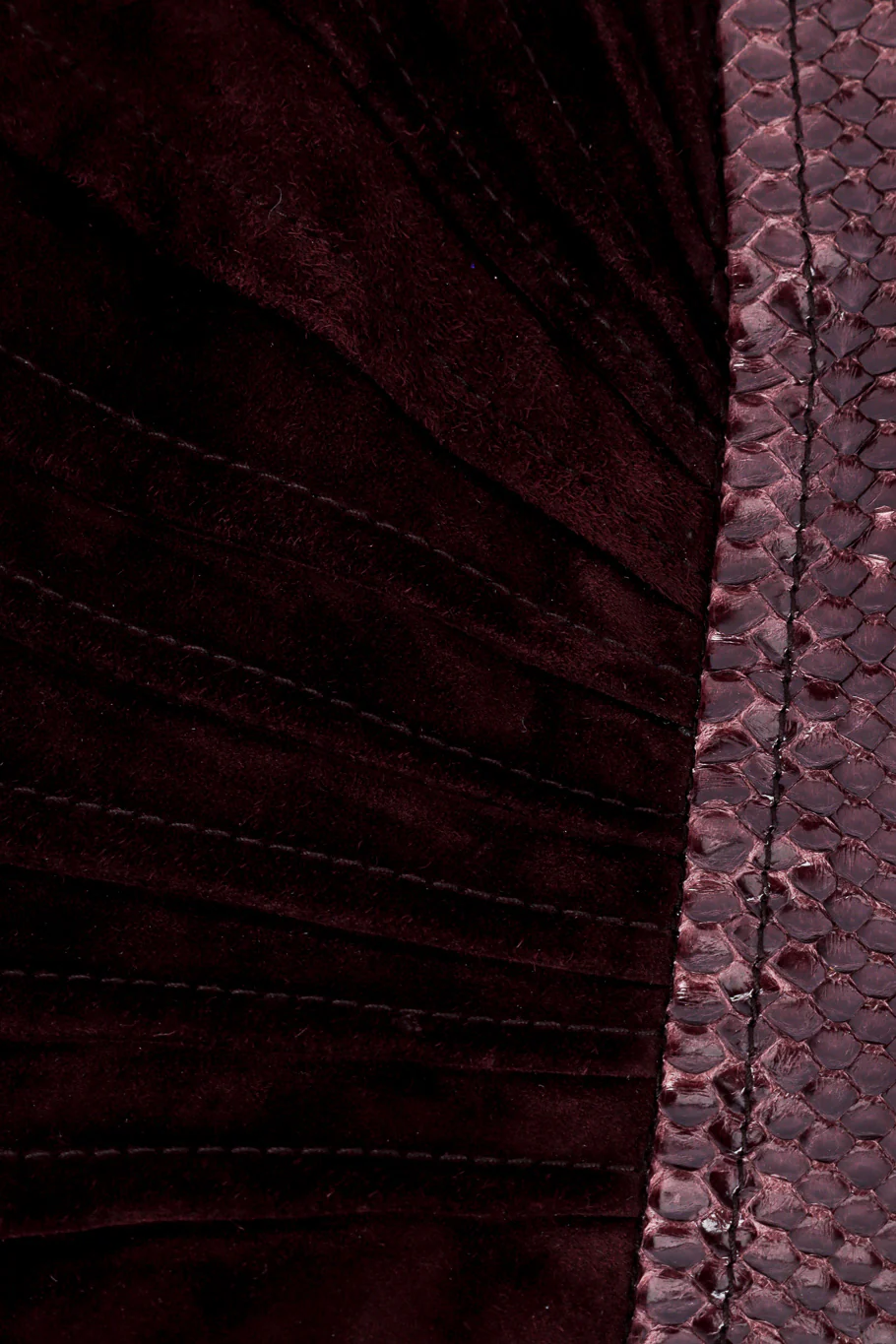 2004 F/W Suede Python Darted Jacket - Image 6