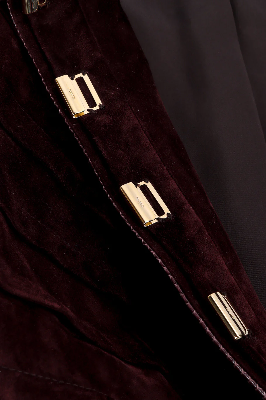 2004 F/W Suede Python Darted Jacket - Image 7