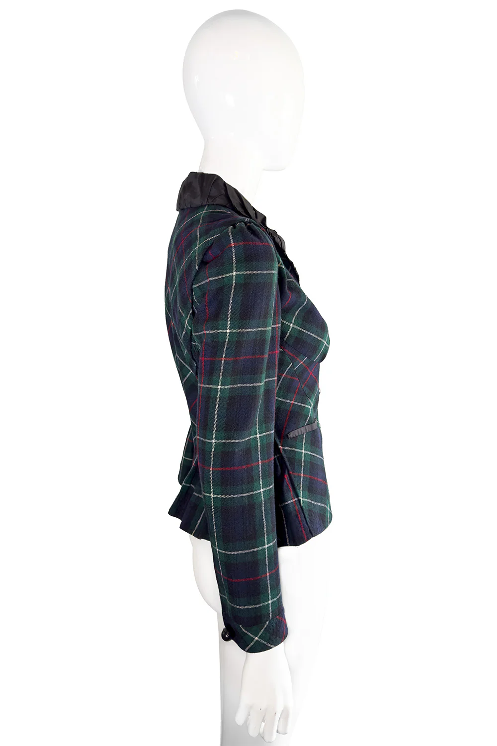 2004 F/W Tartan Plaid Wool Jacket - Image 3