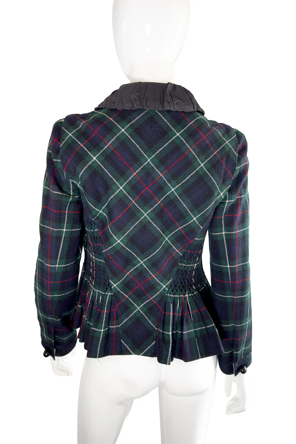 2004 F/W Tartan Plaid Wool Jacket - Image 4