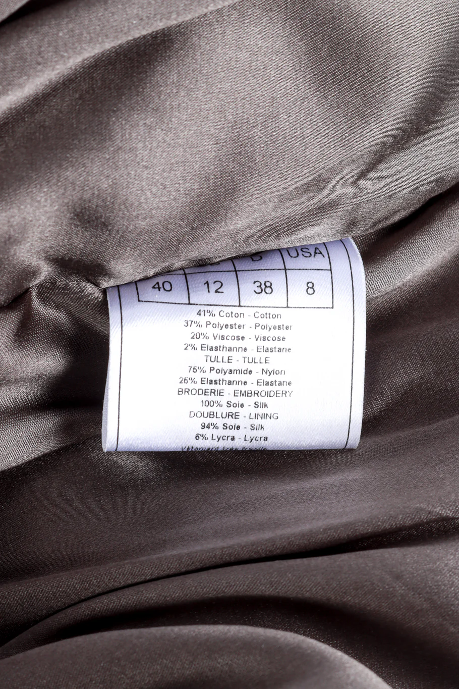 2004 S Plaid Ruched Lace-Up Dress - Image 7