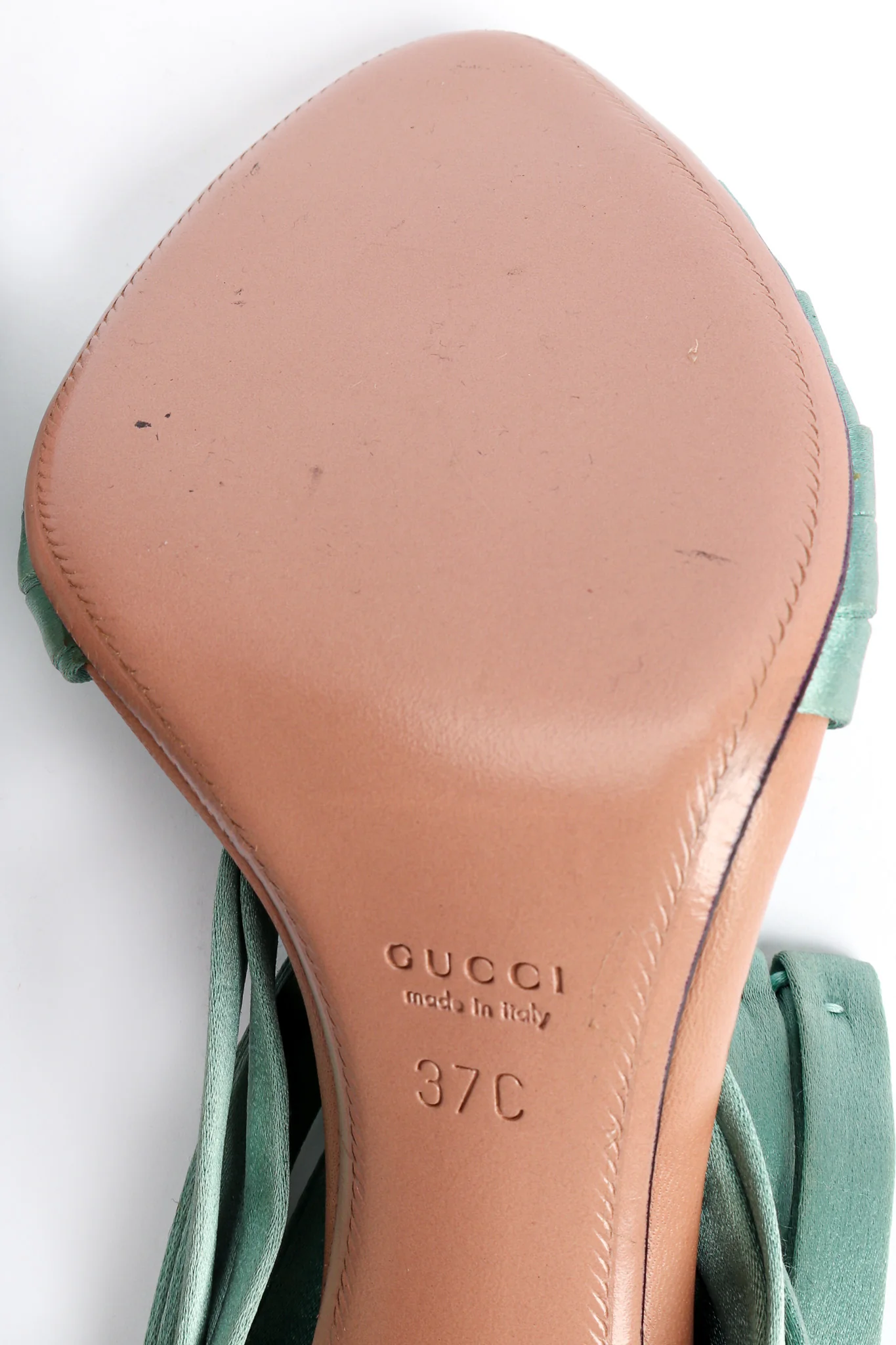 2004 S/S Satin Croc Lace Up Heels - Image 18