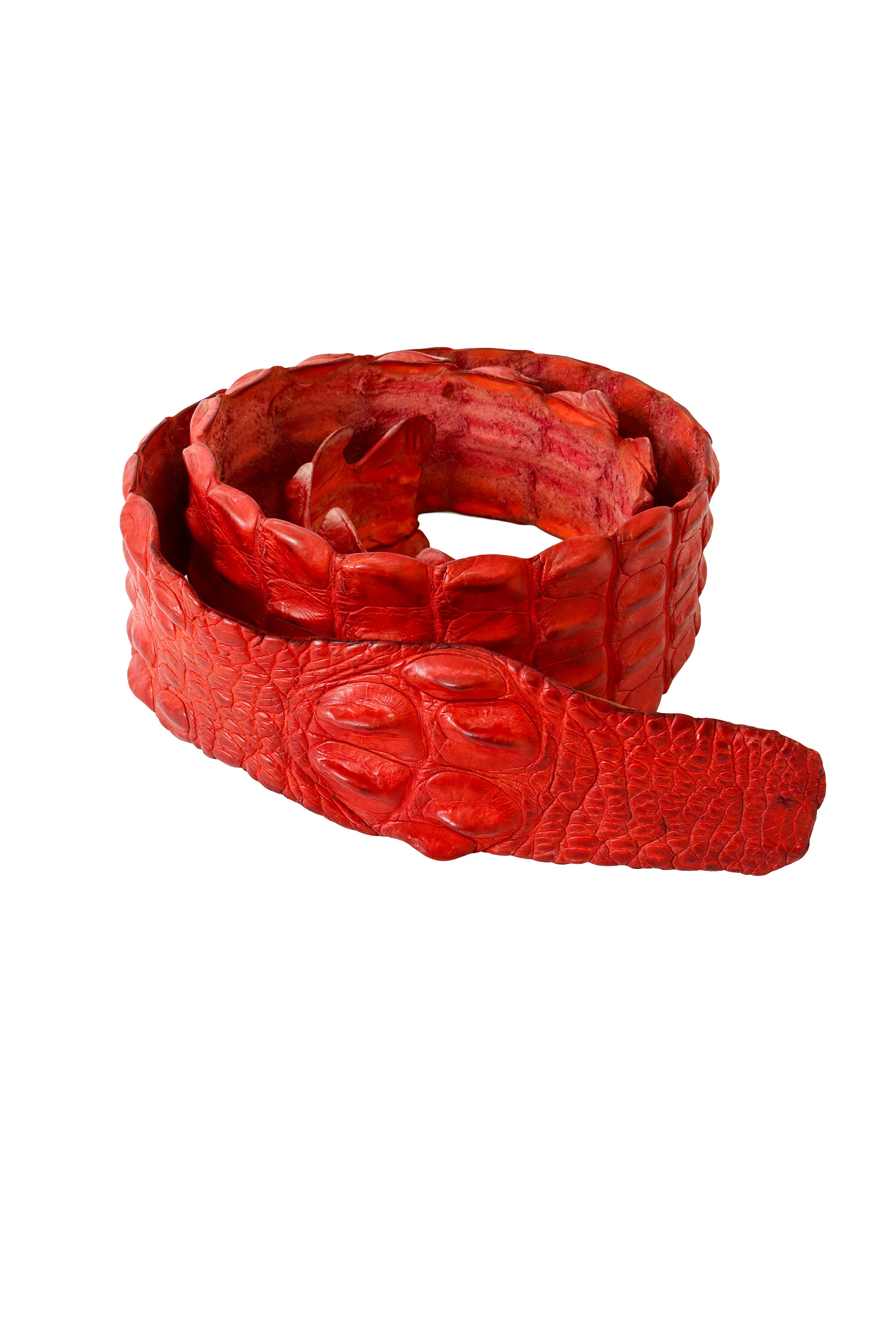 2005 S/S Red Crocodile Belt - Image 3